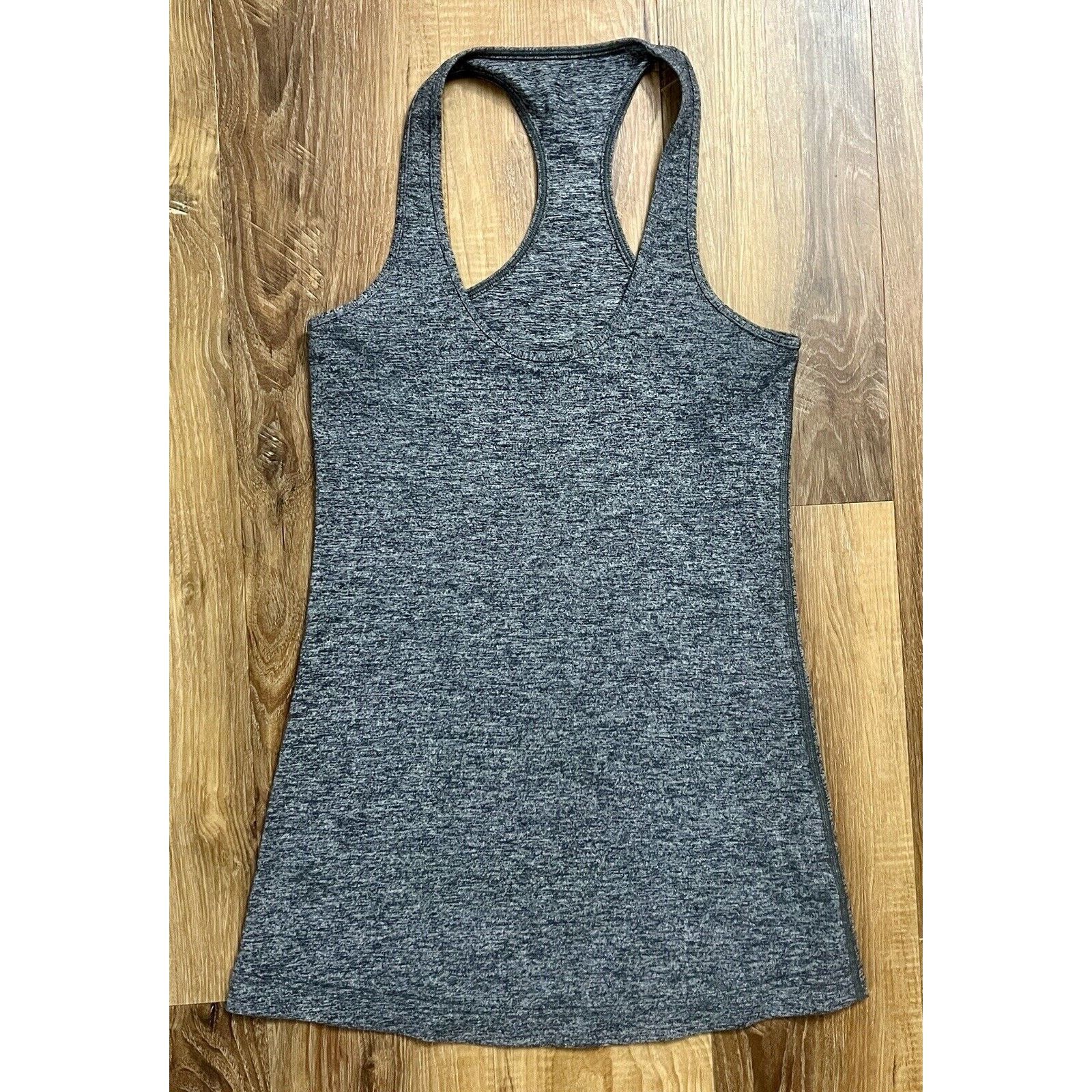Lululemon Lululemon Women’s Racerback Tank Top Grey Marbled Size S EUC Size S / US 4 / IT 40 - 1 Thumbnail