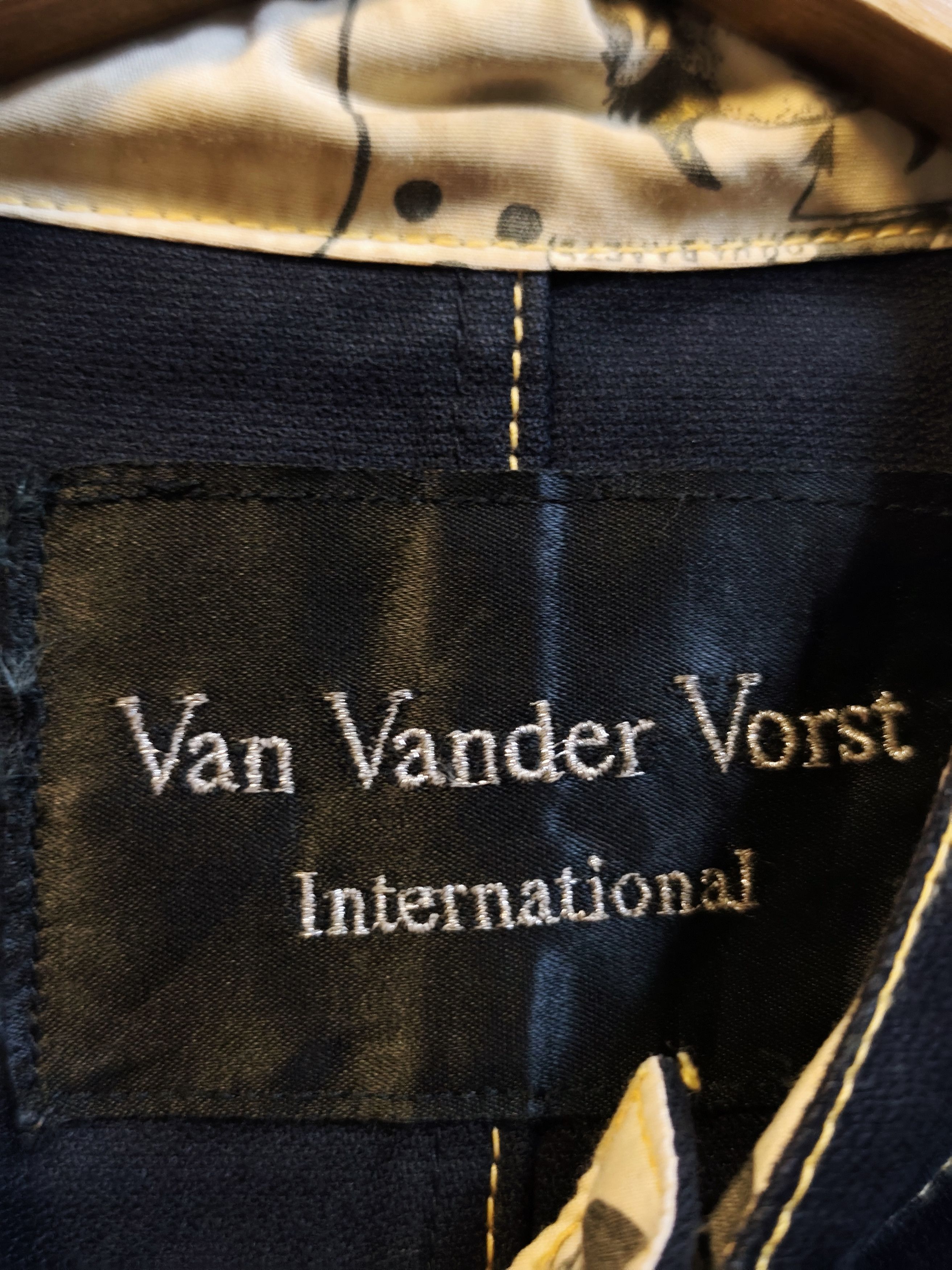 If Six Was Nine Van Vander Vorst Graphics Canvas Biker Jacket Zipper riri Size US S / EU 44-46 / 1 - 8 Thumbnail