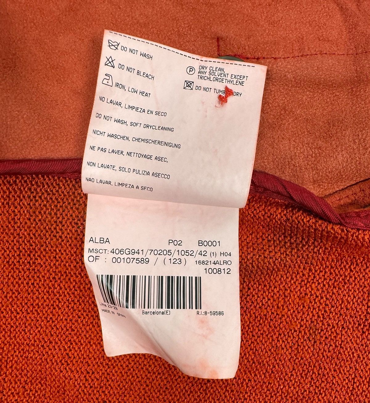 Burberry Burberry Leather Jacket Linen-Viscose Button Up size 42 Size M / US 6-8 / IT 42-44 - 16 Thumbnail