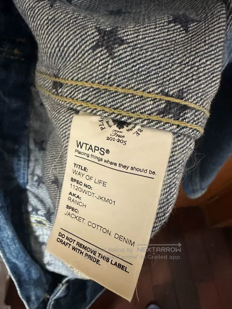 Wtaps Wtaps Storm Knight Washed Cowboy Jacket Size US L / EU 52-54 / 3 - 5 Thumbnail