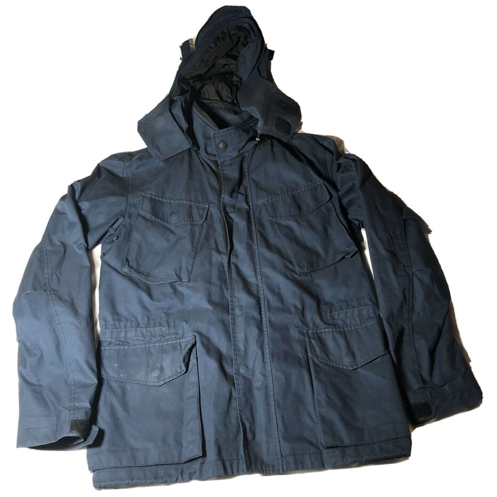 Rag & Bone Rag & Bone Double Layer Navy Blue Field Utility Parka Jacket Size US S / EU 44-46 / 1 - 1 Thumbnail