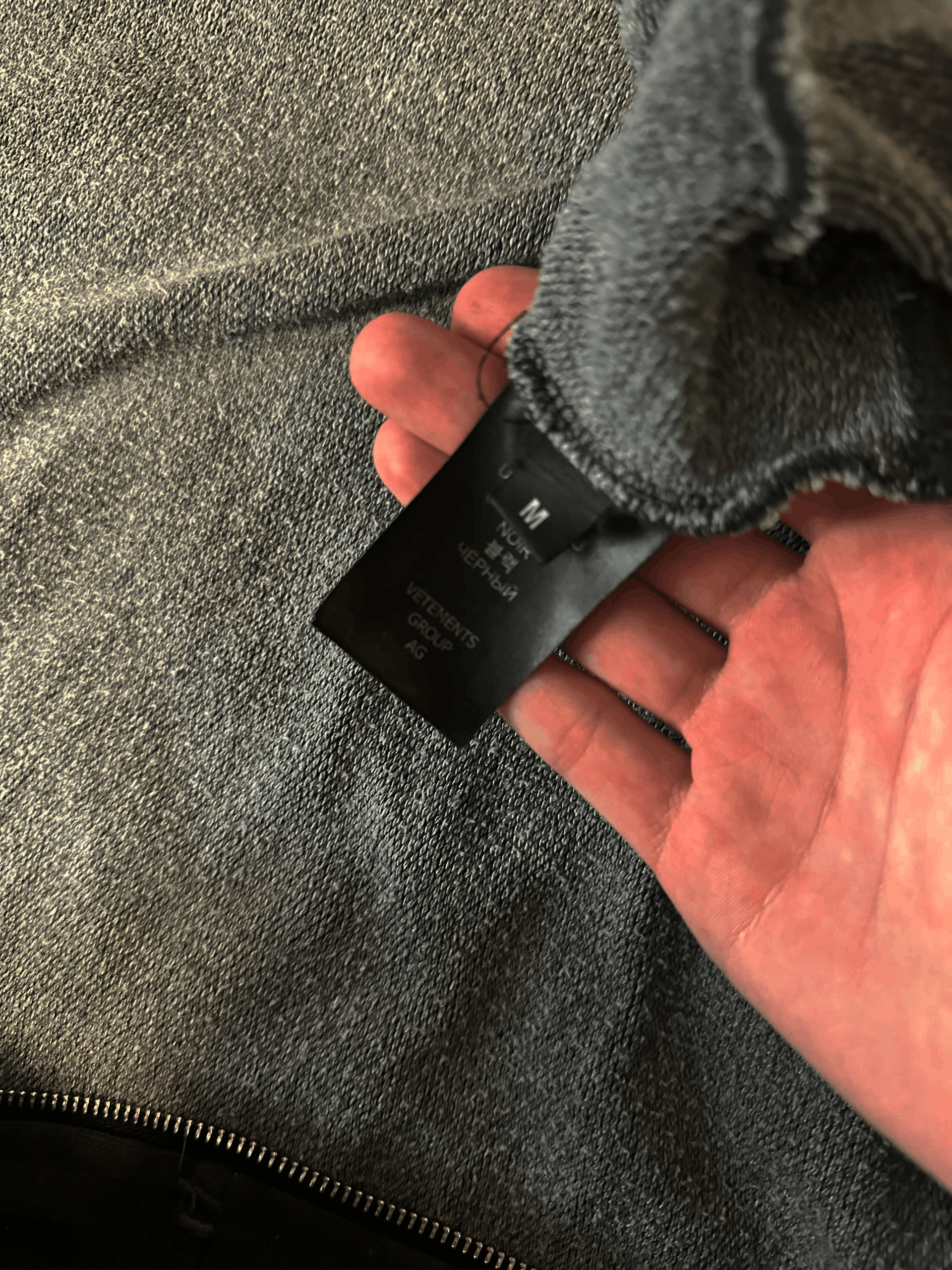 Vetements Vetements Cut Up Deconstructed Logo Zip Up Hoodie Size US M / EU 48-50 / 2 - 9 Thumbnail