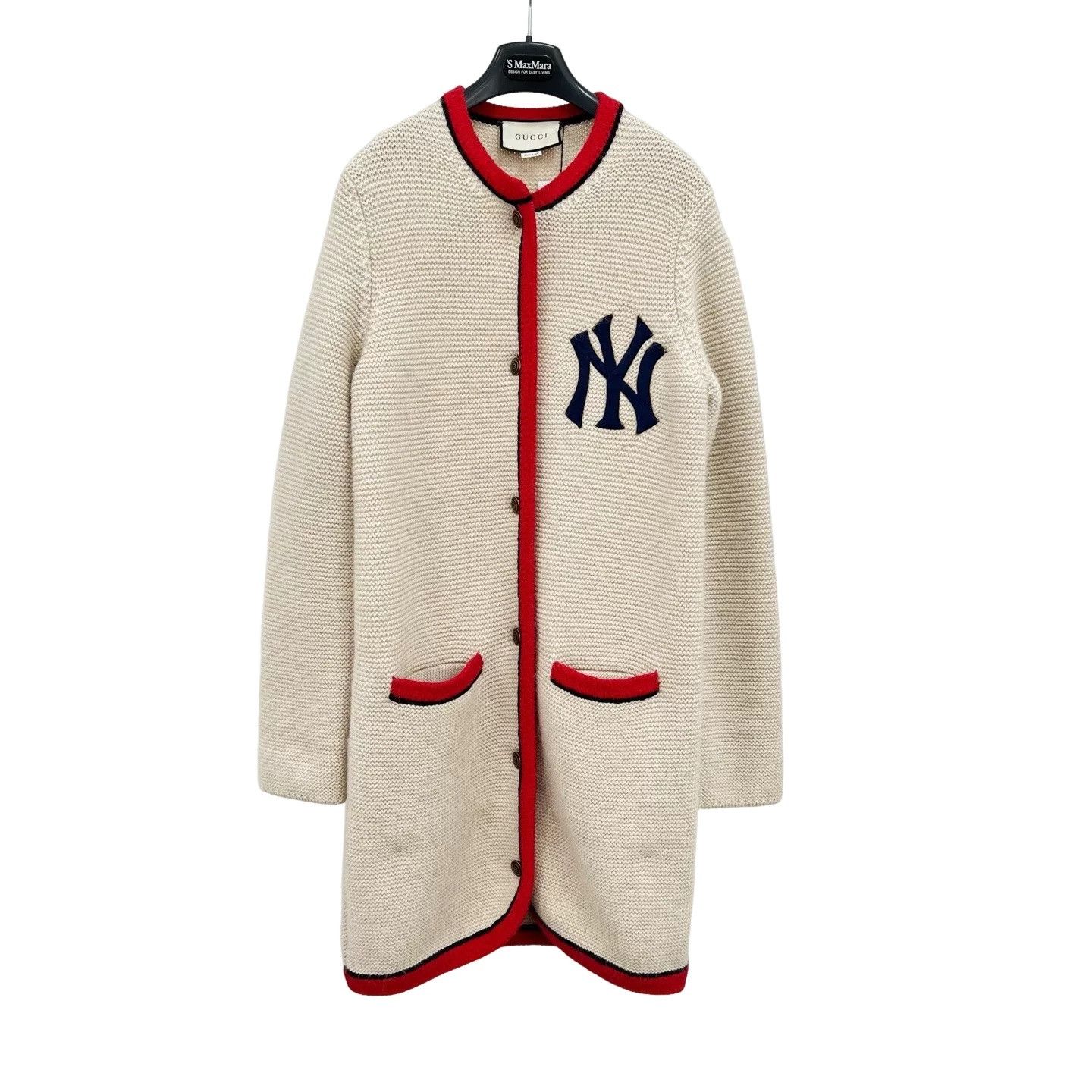 Gucci Gucci MLB Embroidered Knit Cardigan Size S Size S / US 4 / IT 40 - 1 Thumbnail