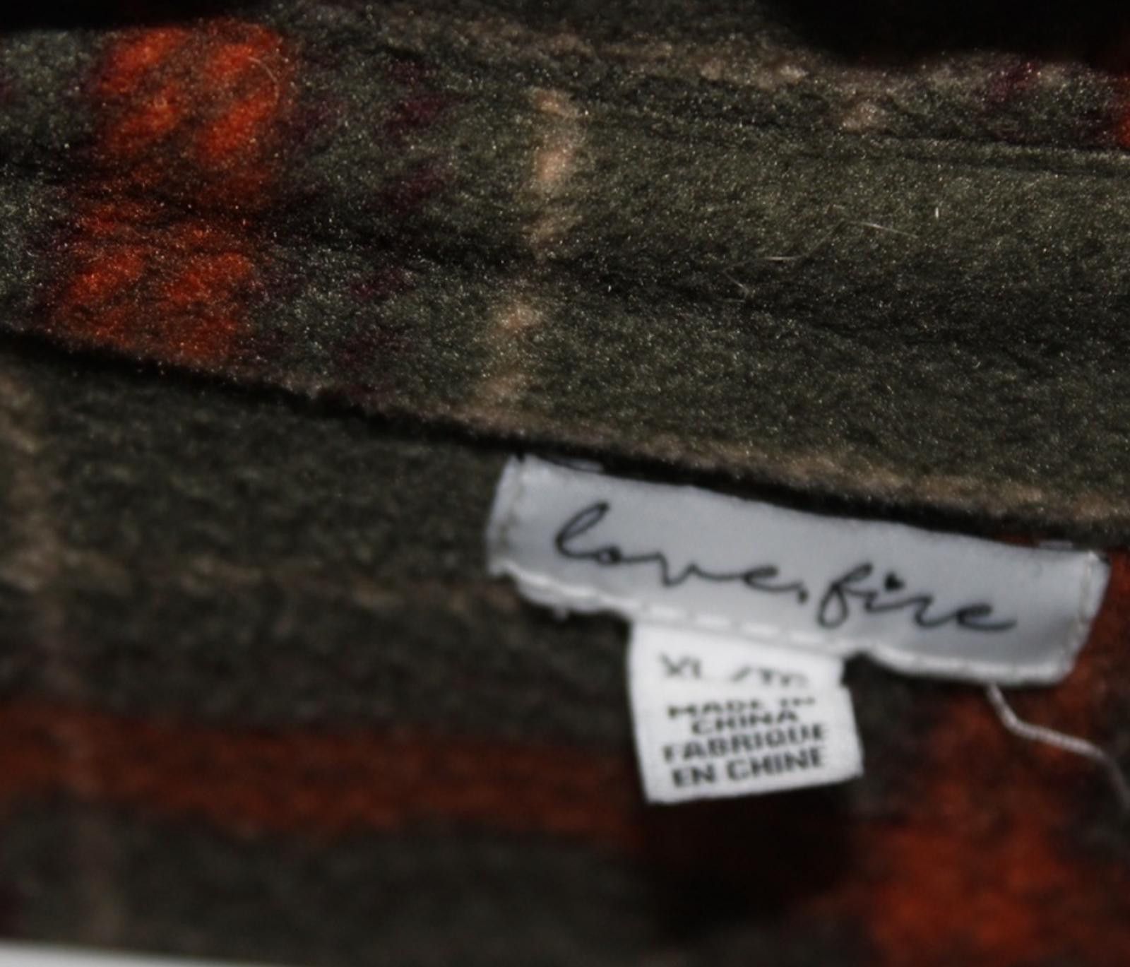 Other Love Fire Juniors Olive Rust Plaid Button-Up Crop Sweater XL Size XL / US 12-14 / IT 48-50 - 7 Thumbnail