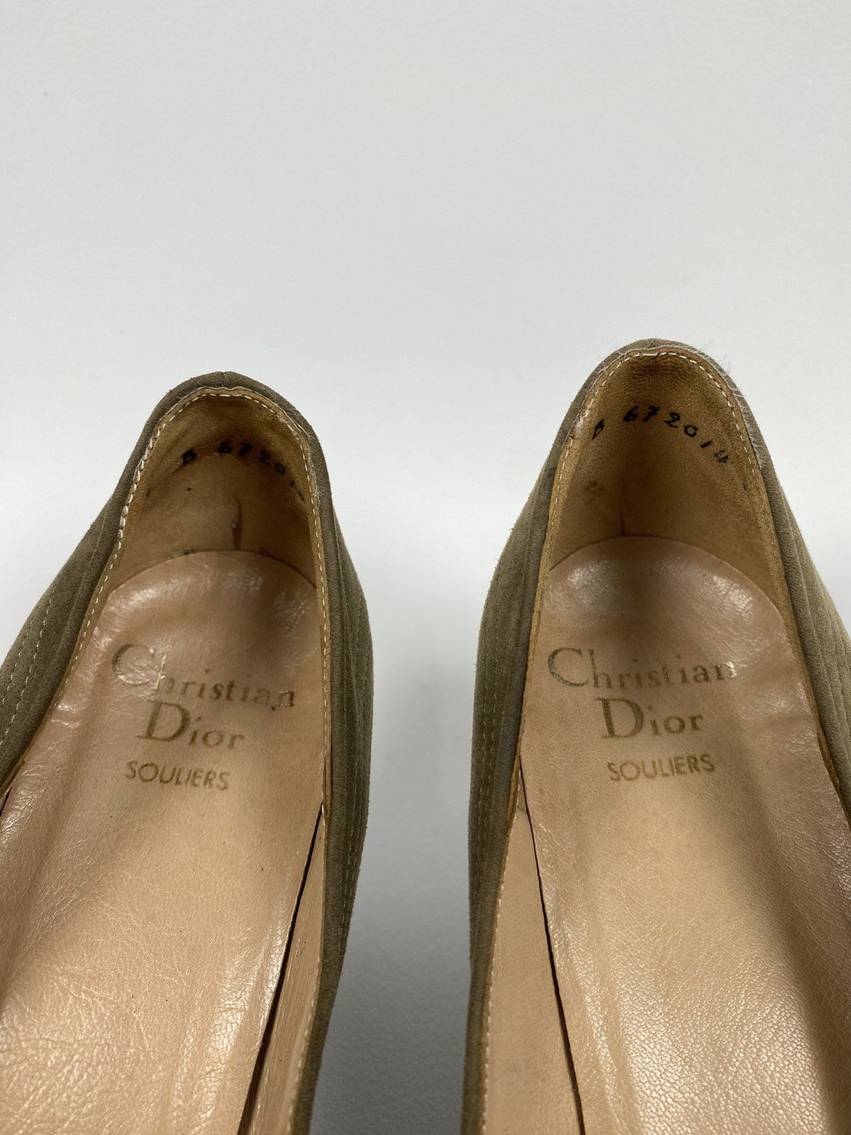 Christian Dior Monsieur × Vintage Christian Dior Souliers Suede Pumps Vintage size EU8,5 Size US 9.5 / IT 39.5 - 5 Thumbnail