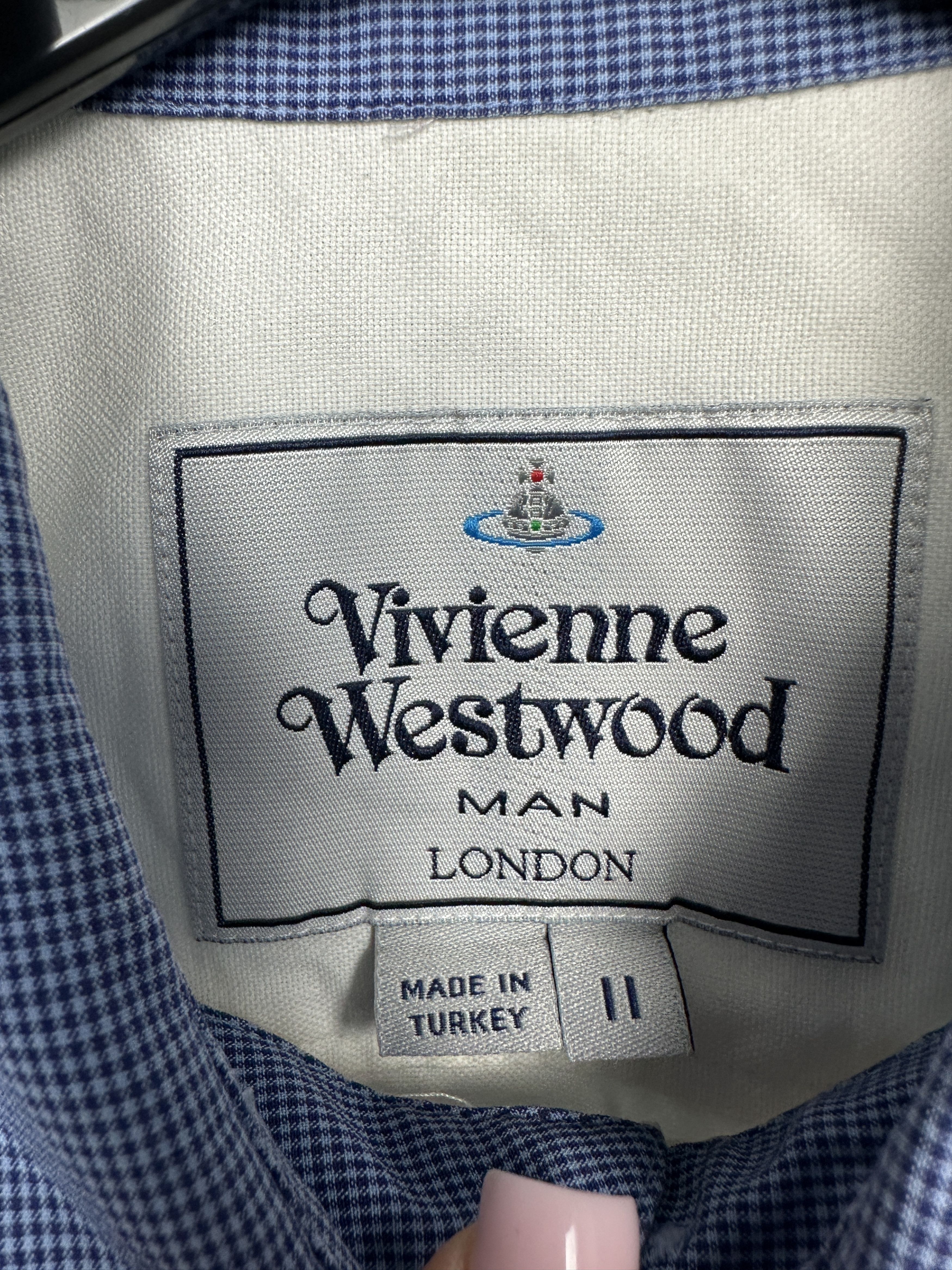 Vivienne Westwood Vivienne Westwood Mens Short Sleeve White Shirt Size US M / EU 48-50 / 2 - 6 Thumbnail