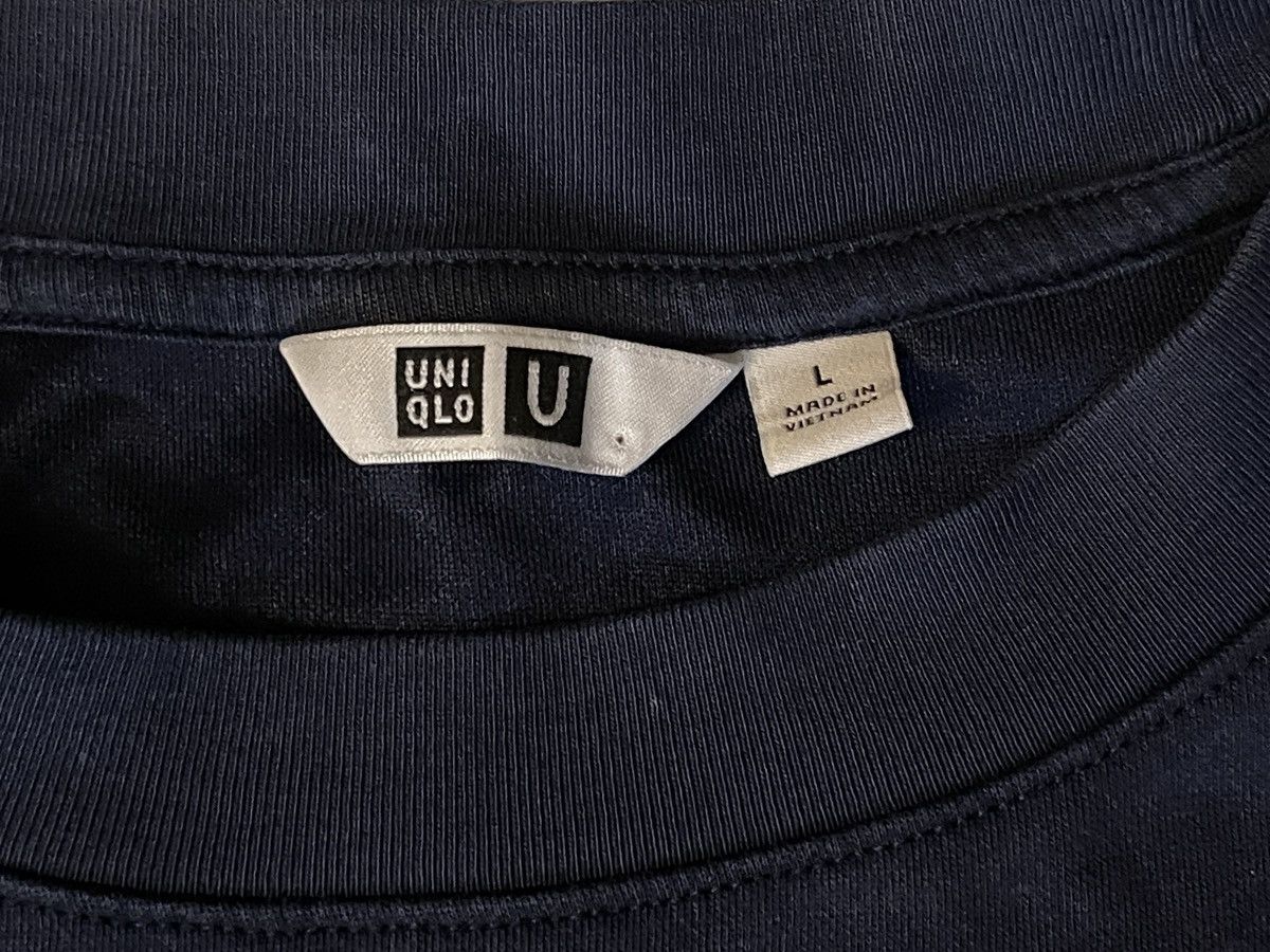 Uniqlo Uniqlo U Mens Size Large Crew Neck Blue T-Shirt Oversized Size US L / EU 52-54 / 3 - 2 Thumbnail