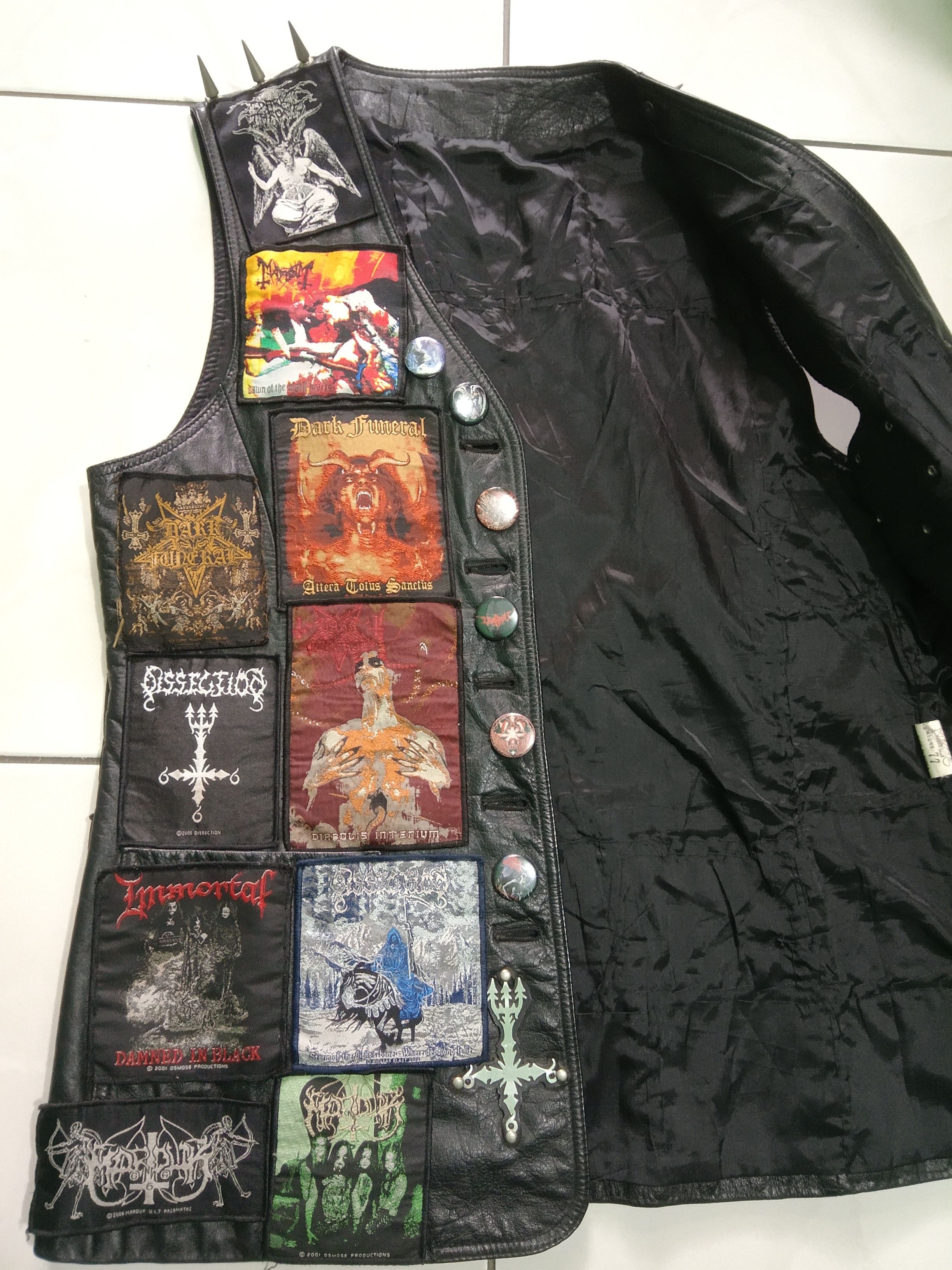 Handmade × Leather BATTLE VEST leather vest Size US M / EU 48-50 / 2 - 2 Thumbnail