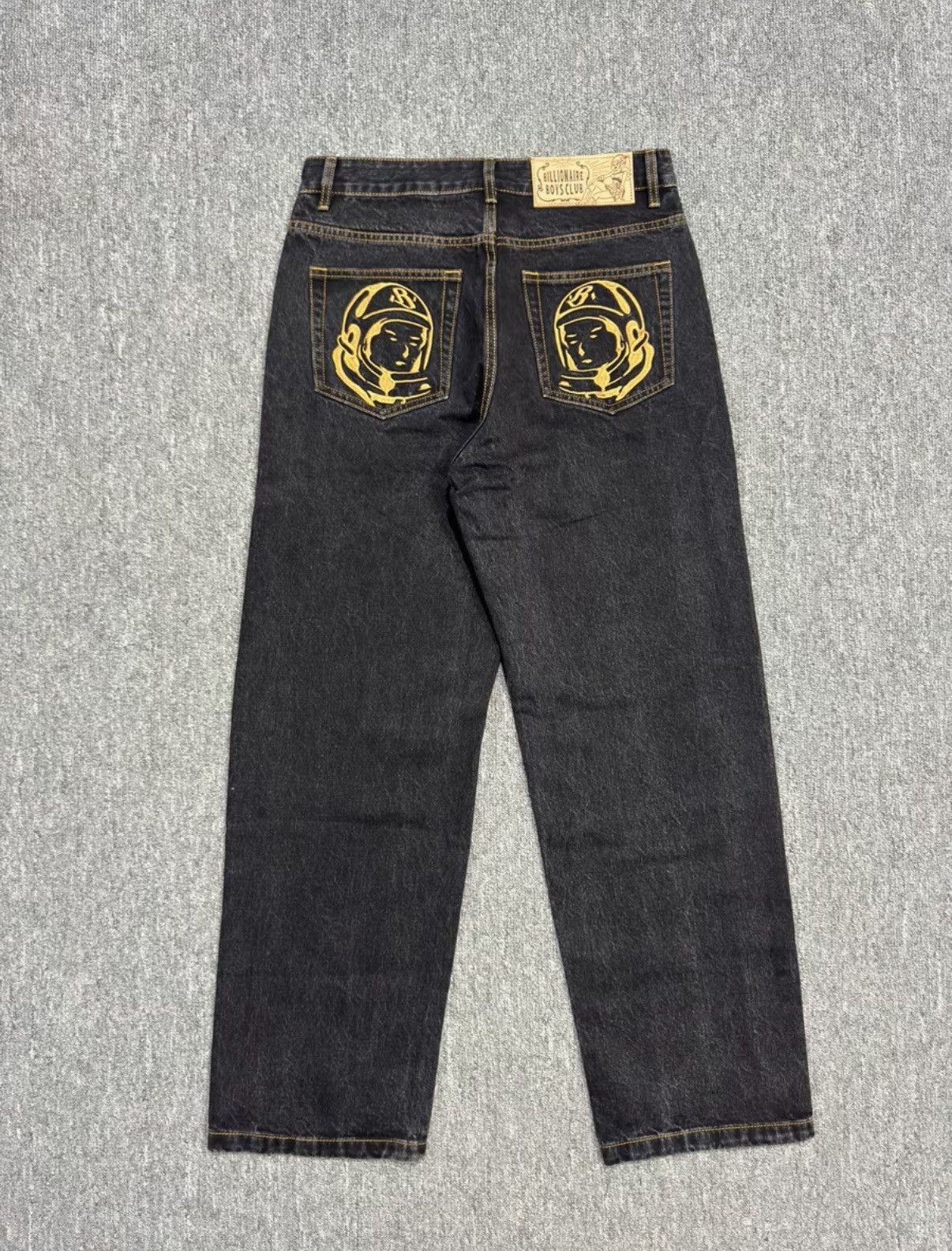 Billionaire Boys Club Embroidered Jeans Black Billionaire Boys Club Size US 30 / EU 46 - 4 Thumbnail