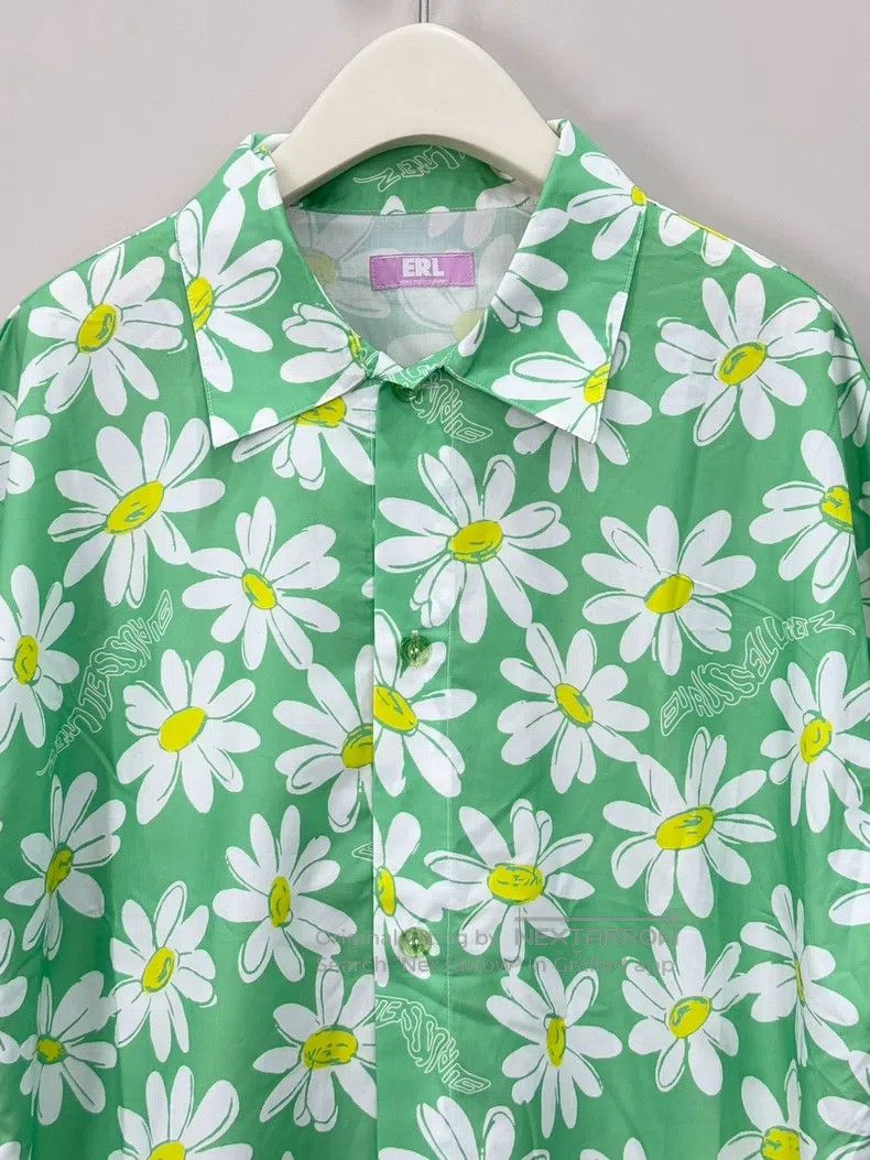 ERL ERL Green Daisy Print Shirt Size S / US 4 / IT 40 - 3 Thumbnail