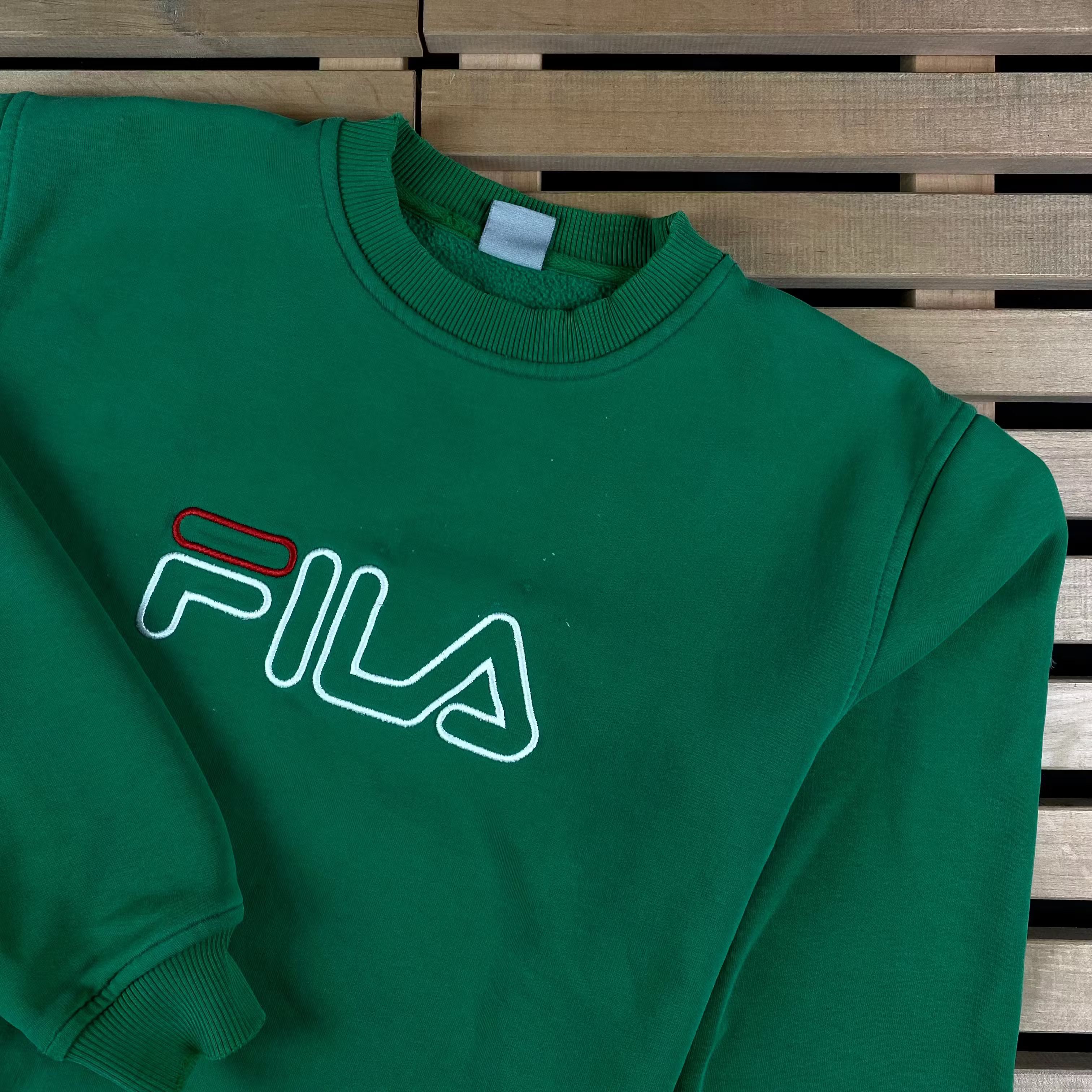 Fila × Vintage Mens Sweatshirt Long Sleeve Fila Vintage Size S Size US S / EU 44-46 / 1 - 2 Thumbnail