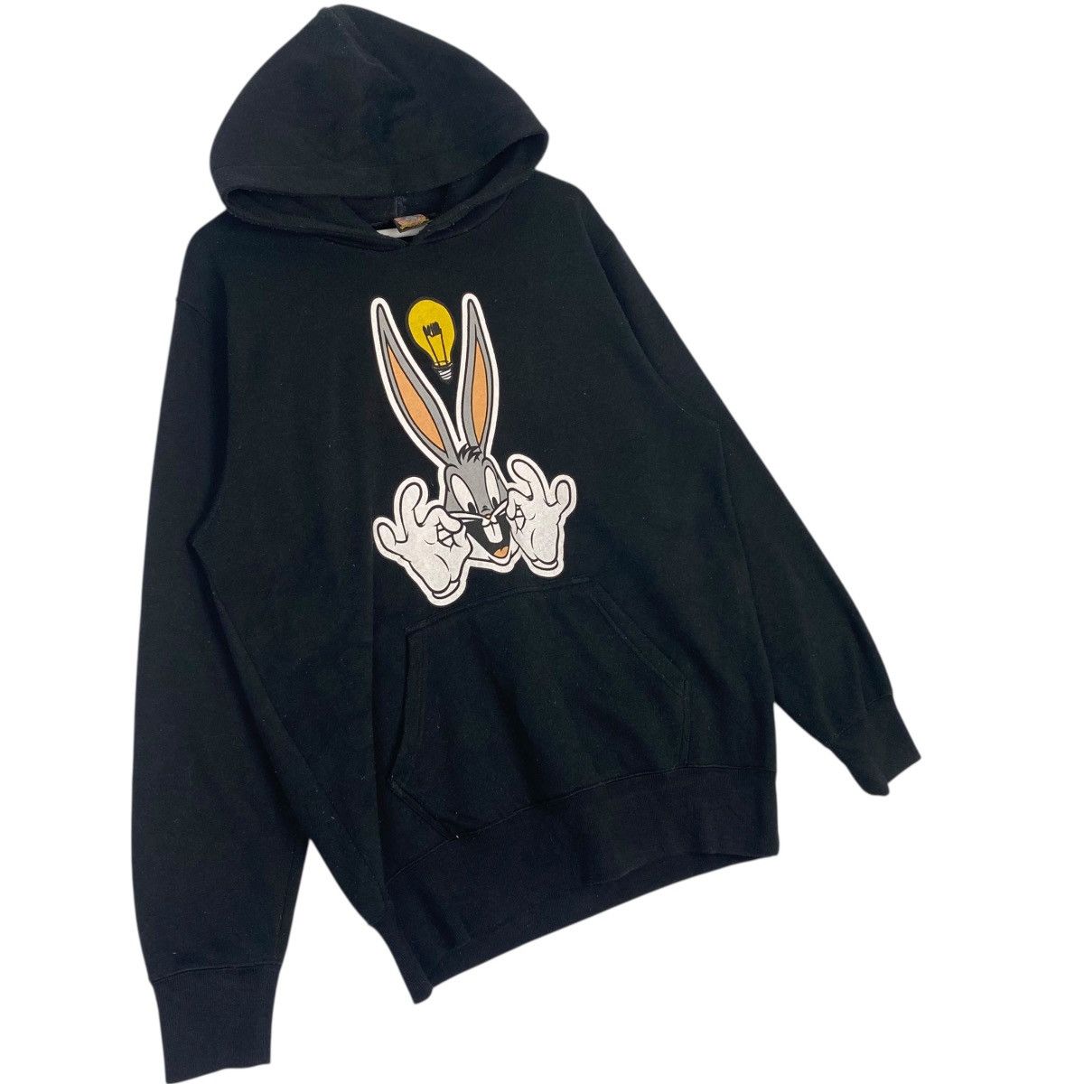 Other Vintage Bugs Bunny Looney Tunes Hoodie Sweater Big Logo Blac Size US XL / EU 56 / 4 - 3 Thumbnail