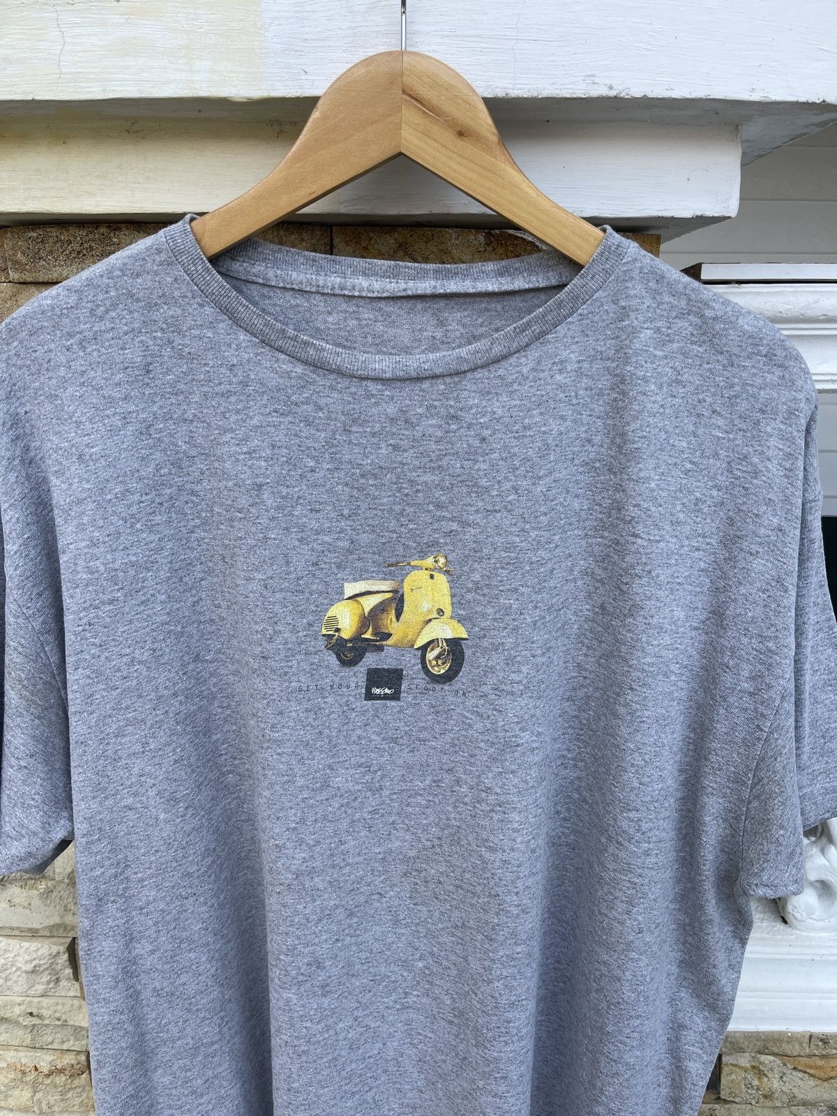 Mossimo × Vintage Last Drop🔥Very Rare🔥Vintage MOSSIMO Vespa Scooter T-Shirt Size US XL / EU 56 / 4 - 1 Thumbnail
