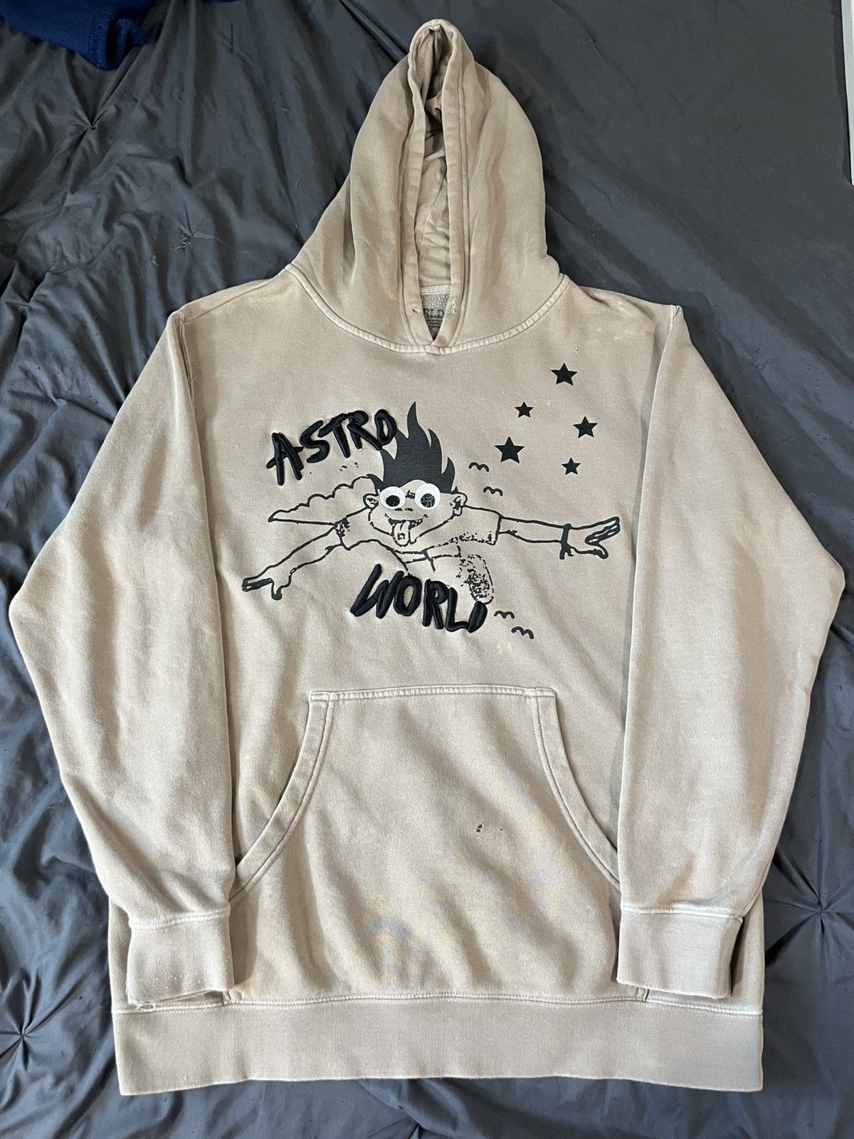 Travis Scott Travis Scott Astroworld Look Mom I Can Fly Hoodie Tan Size US L / EU 52-54 / 3 - 1 Thumbnail
