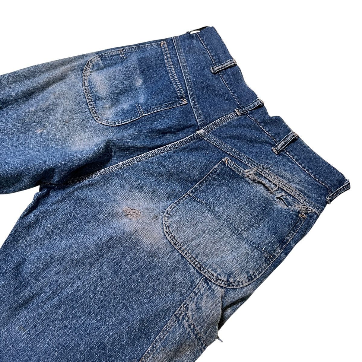 Sears 🔥 60s SEARS CARPENTER DENIM JEANS Size US 32 / EU 48 - 12 Thumbnail