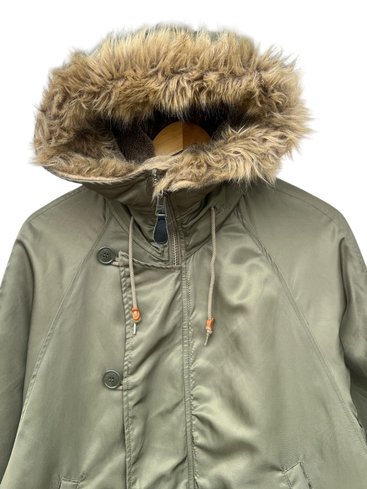 Journal Standard Journal Standard Military Bomber Fur Long Jacket Size US M / EU 48-50 / 2 - 3 Thumbnail