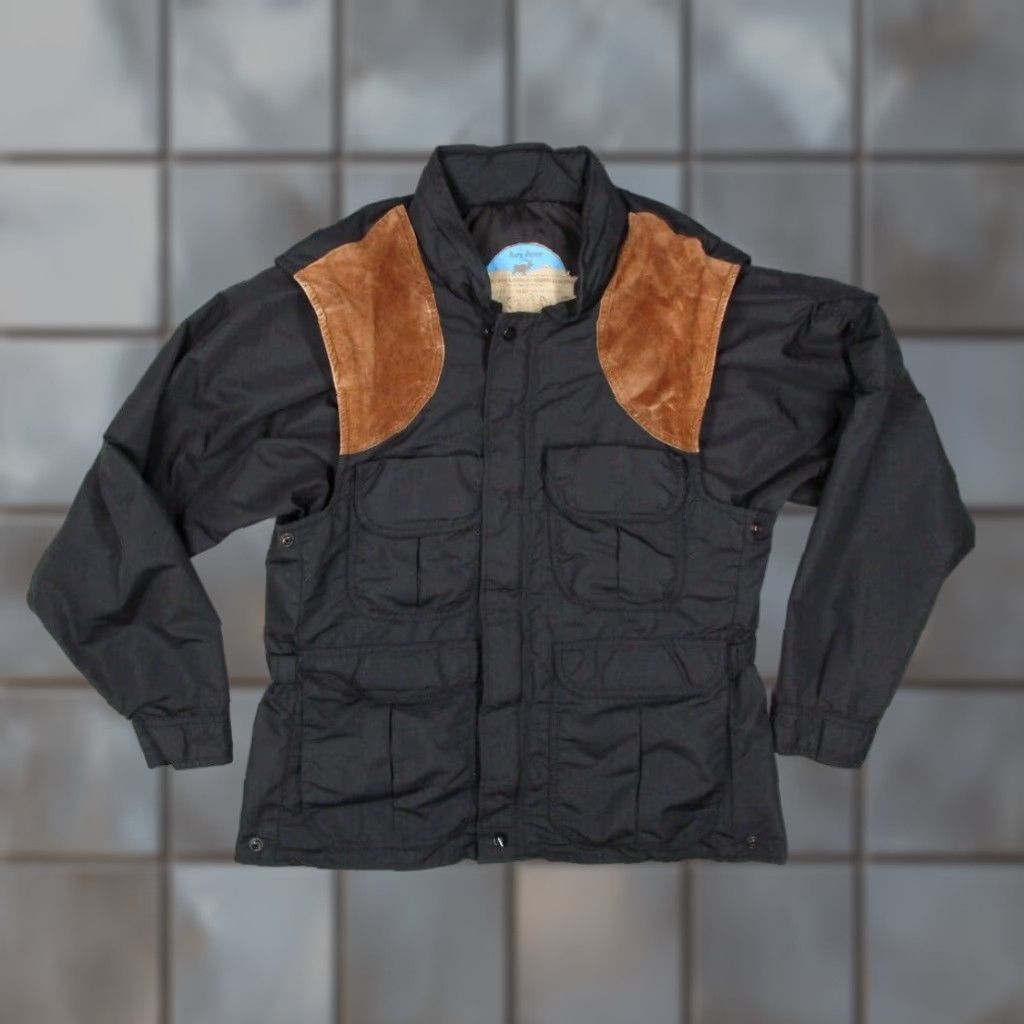 Vintage VINTAGE Gary Nesse Jacket Mens Medium Black Full Zip Convertible Sleeves Pockets 90s Outdoor Military Style Mens M Black/Nylon Size US M / EU 48-50 / 2 - 1 Thumbnail