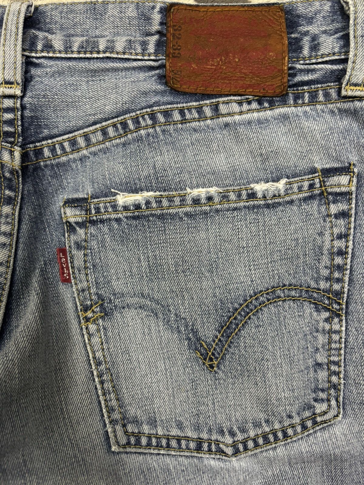 Levi's Vintage Levis 502 Faded Straight Leg Distressed Grunge Jeans Size US 32 / EU 48 - 11 Thumbnail