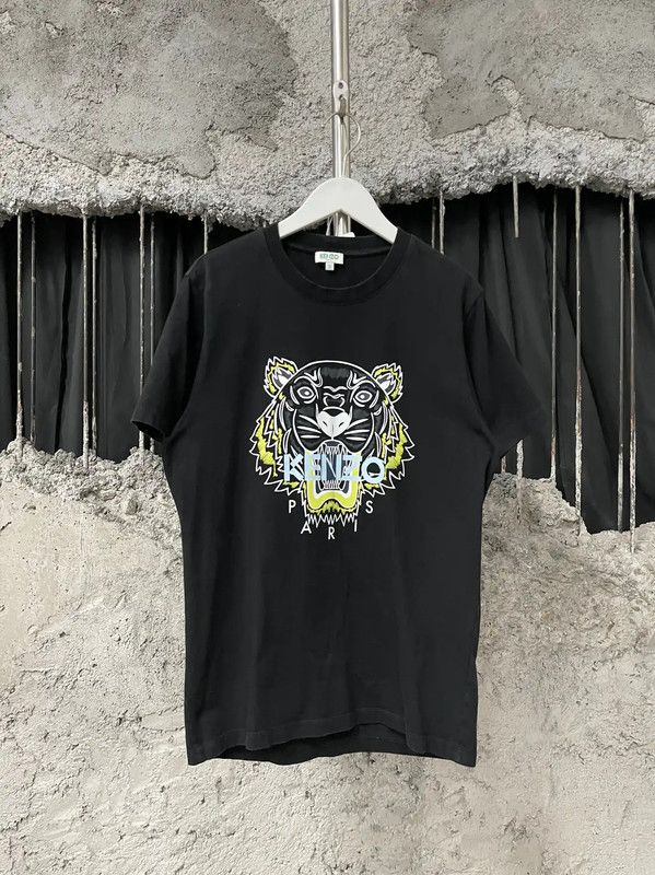 Kenzo KENZO Black Summer Cotton T-Shirt for Women 0089 Size S / US 4 / IT 40 - 1 Thumbnail