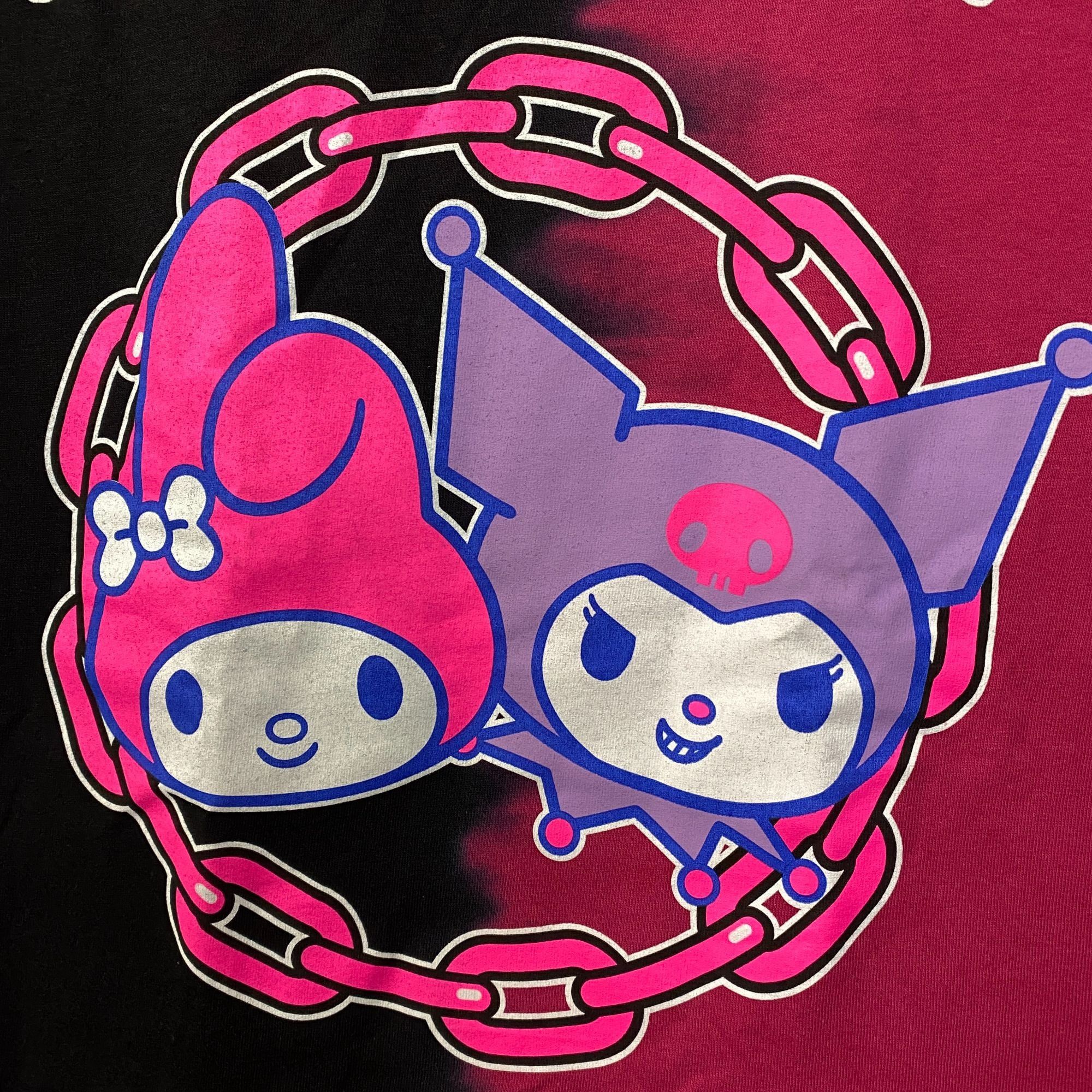 Other Sanrio Kuromi & My Melody Linked Together Split Tie Dye Anim Size M / US 6-8 / IT 42-44 - 2 Thumbnail