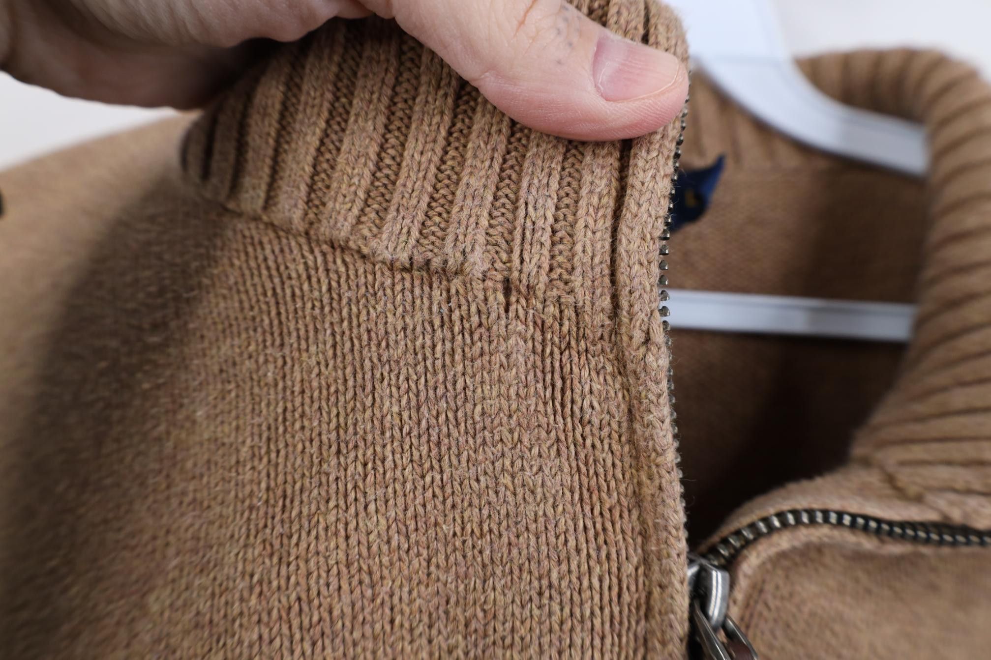 Polo Ralph Lauren Vintage Ralph Lauren Cotton Ribbed Knit 1/4 Zip Sweater Size US L / EU 52-54 / 3 - 5 Thumbnail