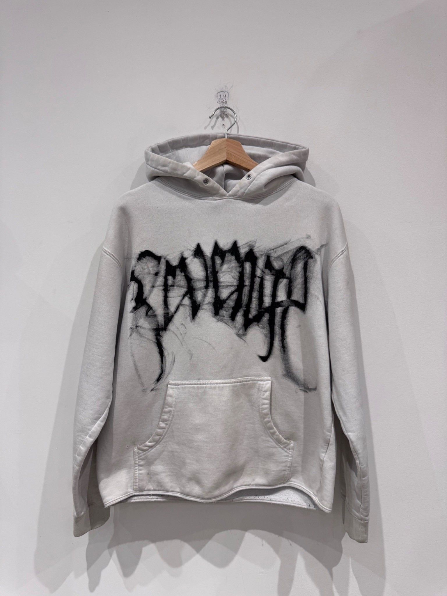 Revenge Revenge Smoke Logo Hoodie White Size US M / EU 48-50 / 2 - 1 Thumbnail