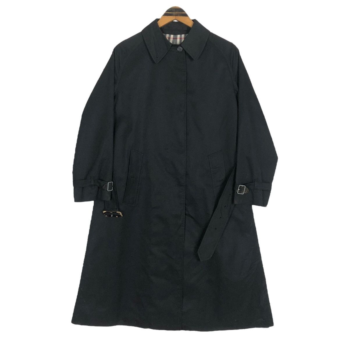 Burberry Vintage 90s Burberrys Car Coat Single Breasted Trench Coat Size M / US 6-8 / IT 42-44 - 5 Thumbnail