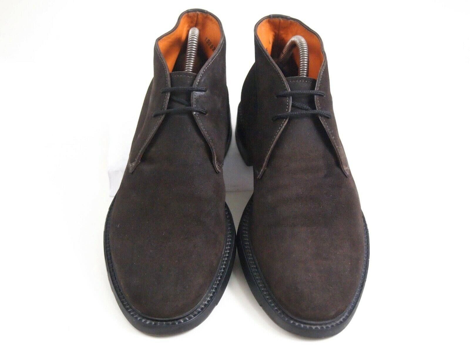 Santoni Santoni Chukka Ankle Boots Brown Suede Mens Size US 7 EU 40 Size US 7 / EU 40 - 3 Thumbnail