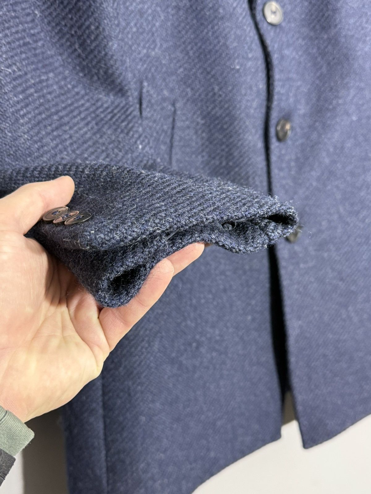 Pal Zileri Pal Zileri LAB Navy Blue wool down coat size 52 Size US L / EU 52-54 / 3 - 6 Thumbnail