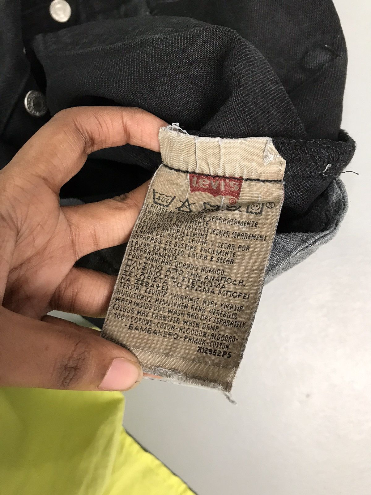 Vintage Levi’s 501 paper tab denim