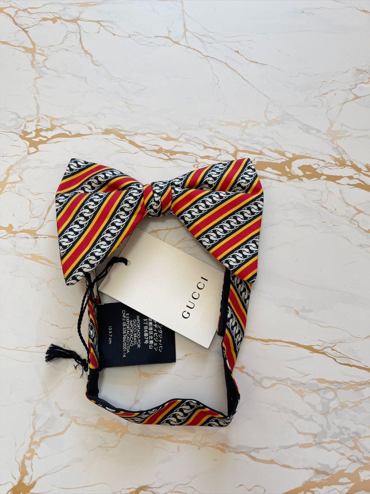 Gucci Gucci silk bow tie Size ONE SIZE - 2 Thumbnail