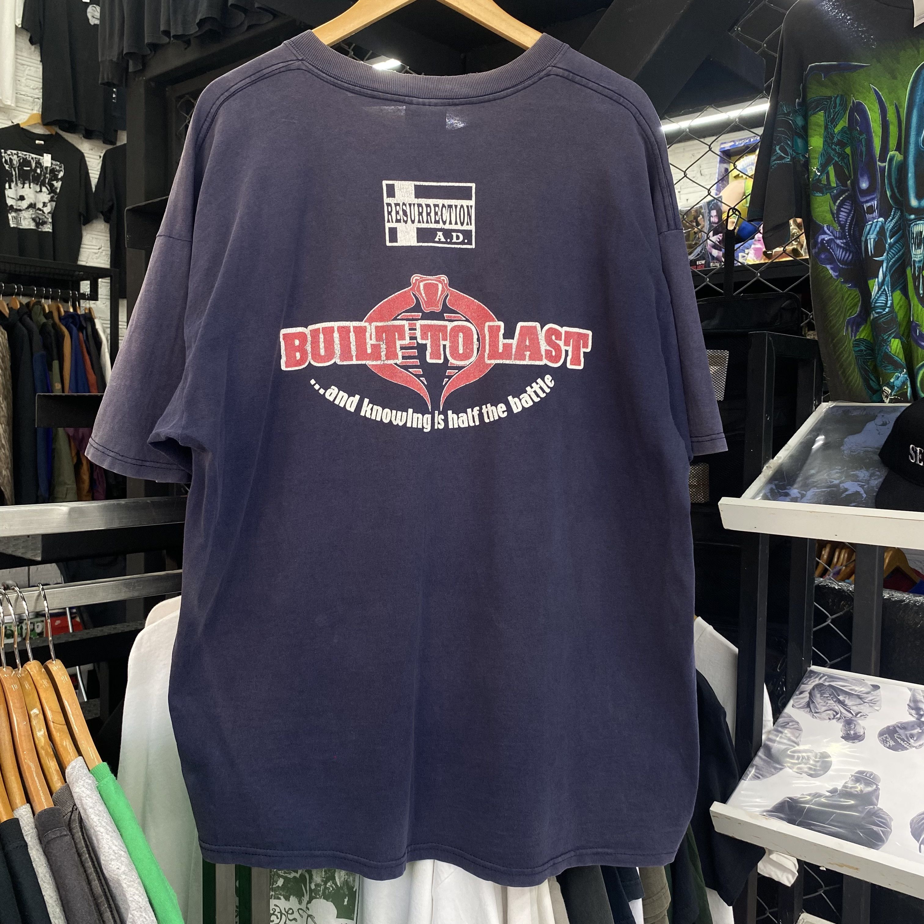 Band Tees BULIT TO LAST Vintage 90s Hardcore Shirt Size US XXL / EU 58 / 5 - 6 Thumbnail