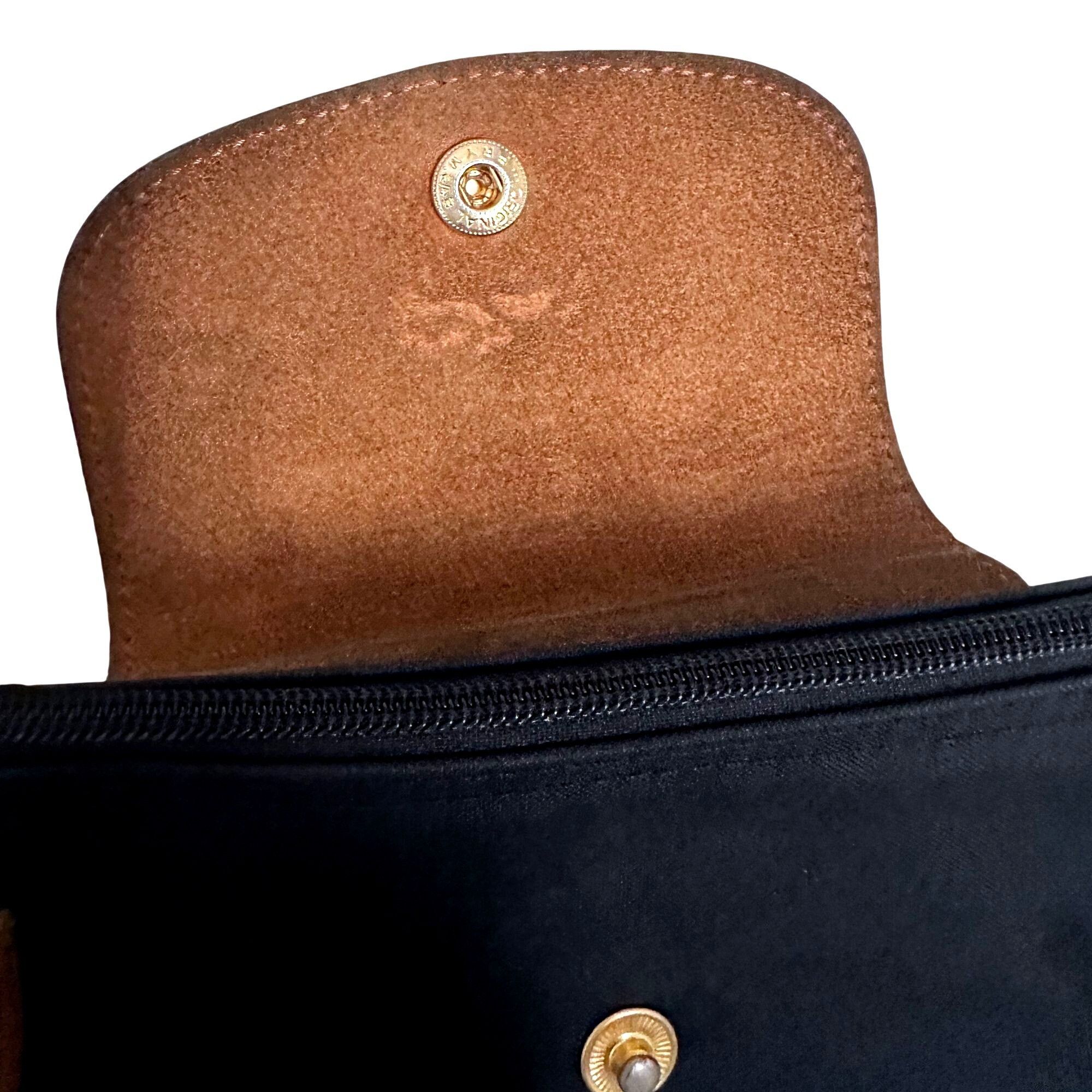 Longchamp Longchamp Le Pliage Shopping MODÈLE DÉPOSÉ Black w/ Brown Le Size ONE SIZE - 6 Thumbnail