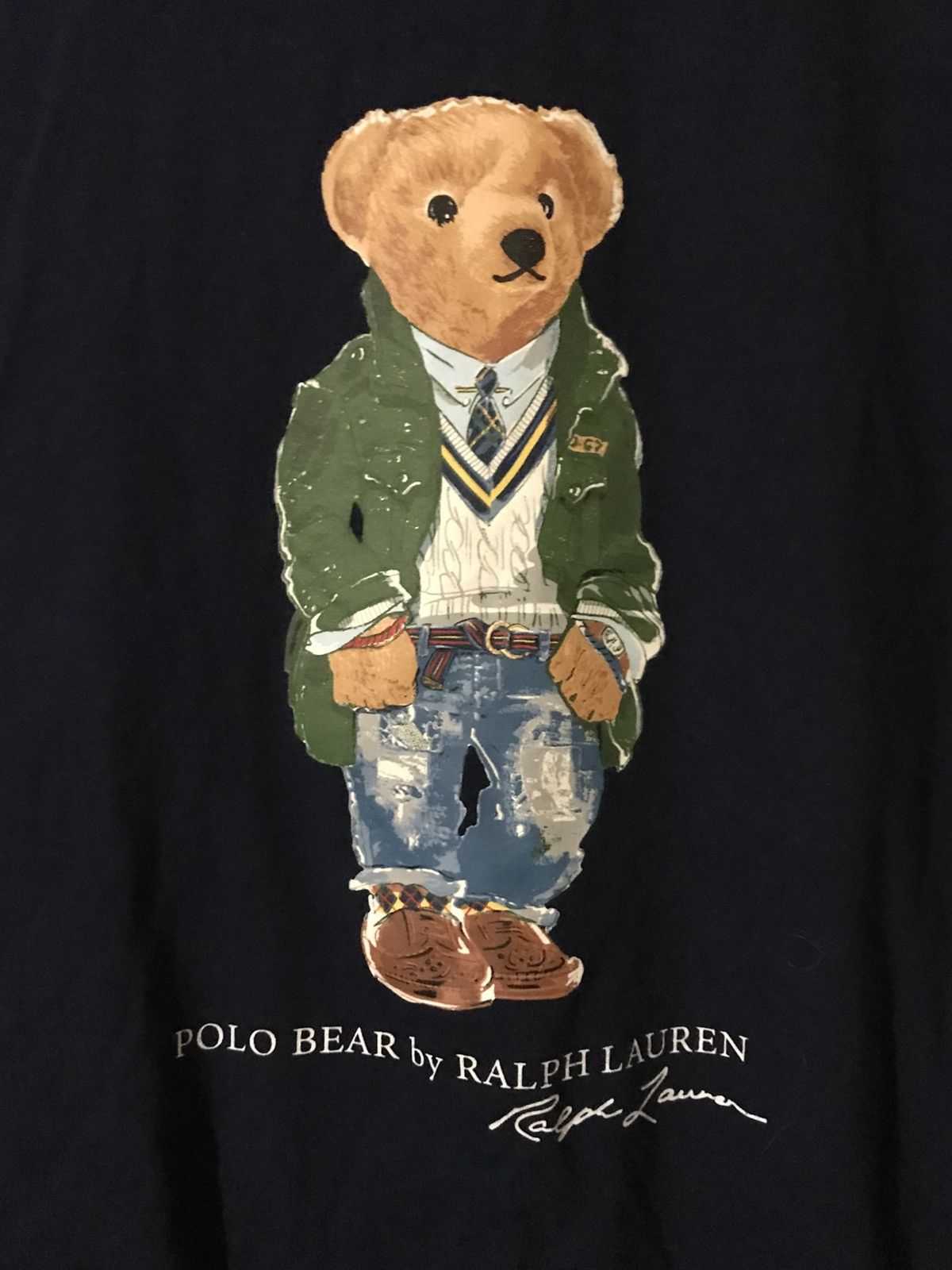 Polo Ralph Lauren Polo Ralph Lauren Navy Polo Bear Size 2XB Size US XXL / EU 58 / 5 - 5 Thumbnail
