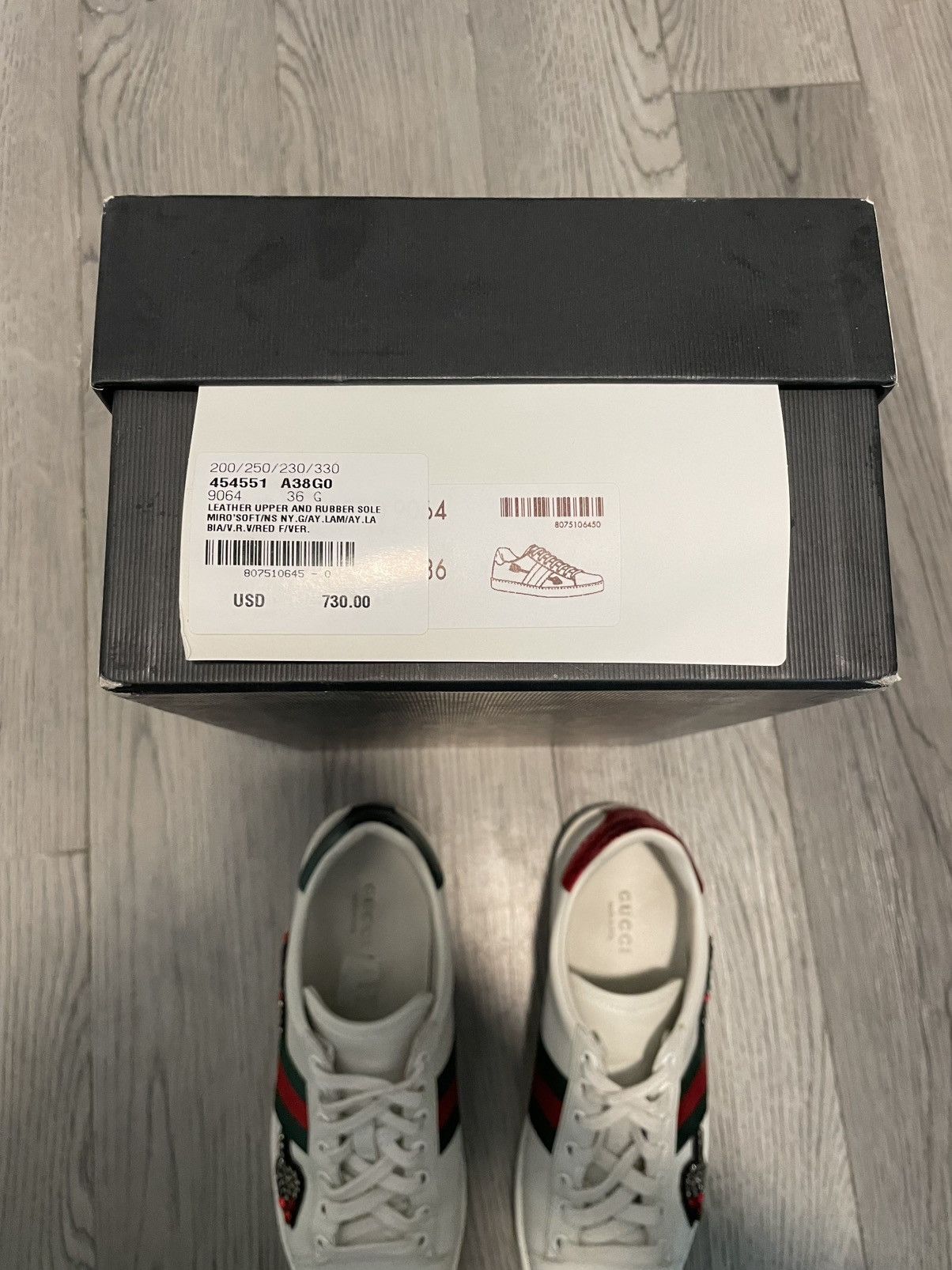 Gucci Gucci arrow sneakers Size US 5.5 / IT 35.5 - 6 Thumbnail