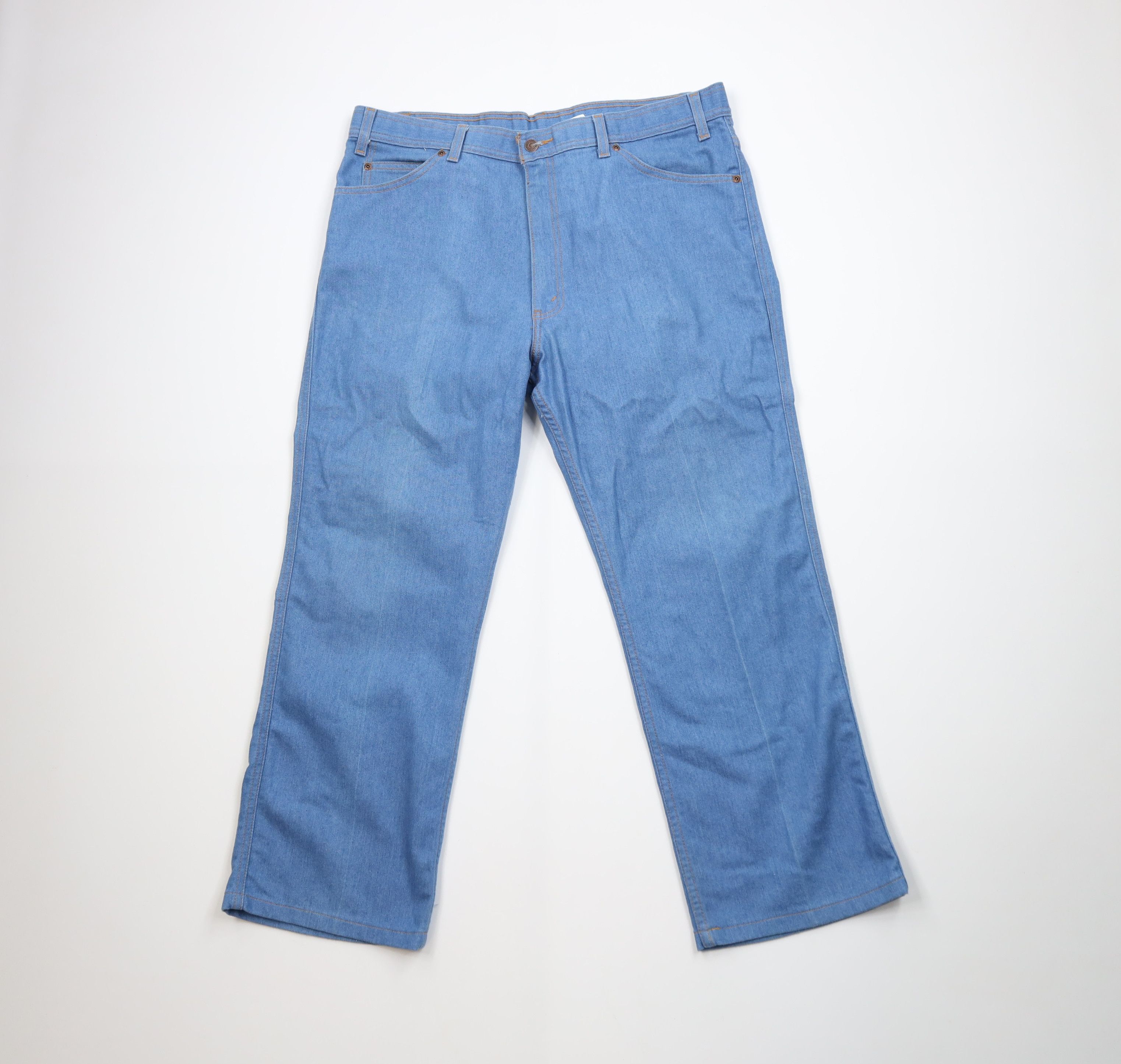 Levi's Vintage Y2K 2000 Levis Flared Wide Leg Denim Jeans Blue Size US 40 / EU 56 - 1 Thumbnail