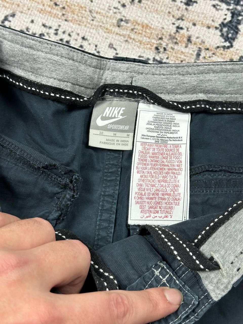 Vintage Vintage Nike Cargo Shorts Pants y2k Style Drill Baggy Size US 32 / EU 48 - 7 Thumbnail