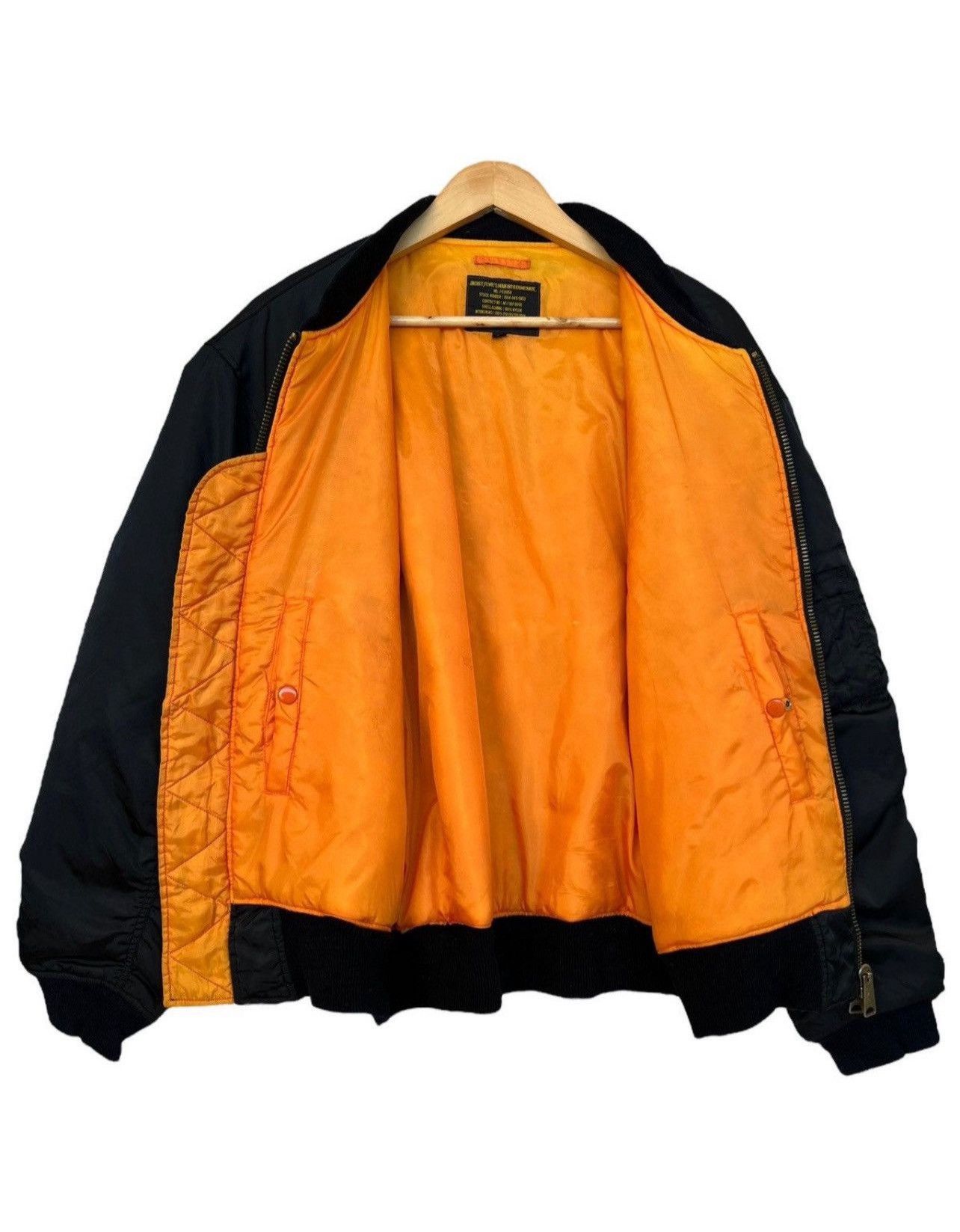 Vintage Vintage USAF MA-1 Military Flight Black Bomber Jacket Large Size US L / EU 52-54 / 3 - 3 Thumbnail