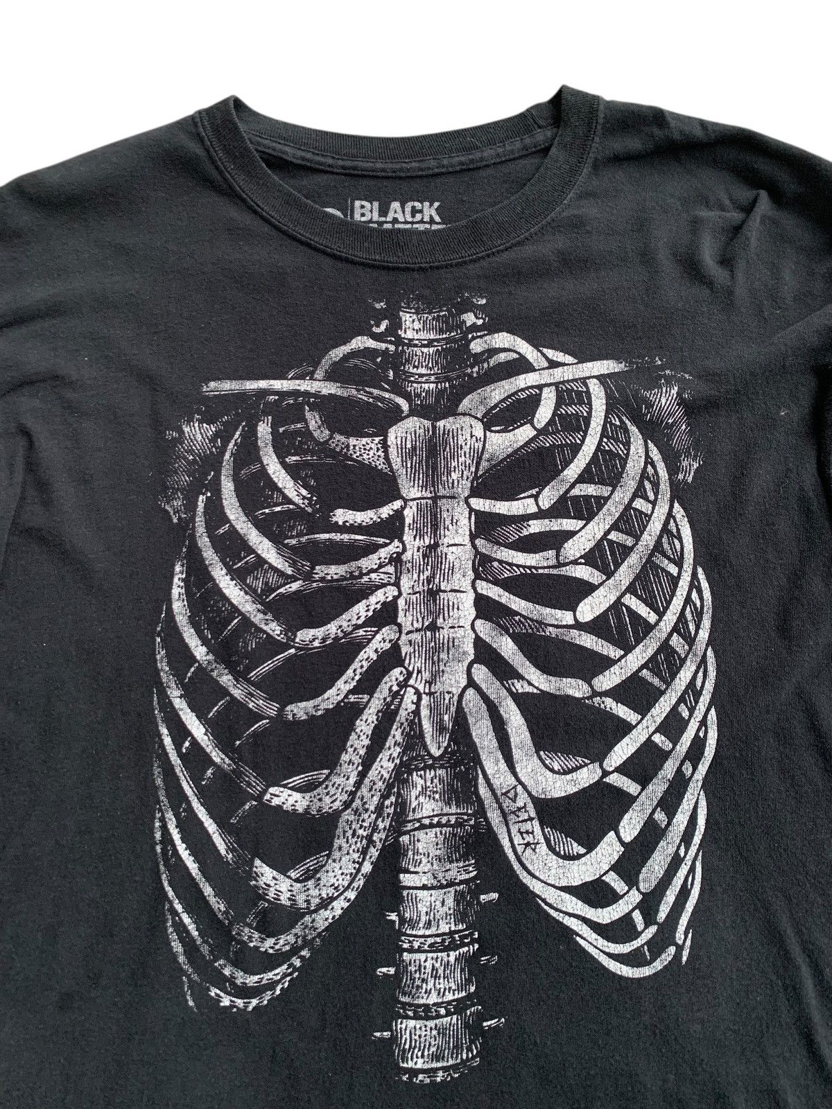 Japanese Brand Black Matter Skeleton Long Sleeve Vintage By Honduras Size US L / EU 52-54 / 3 - 4 Thumbnail