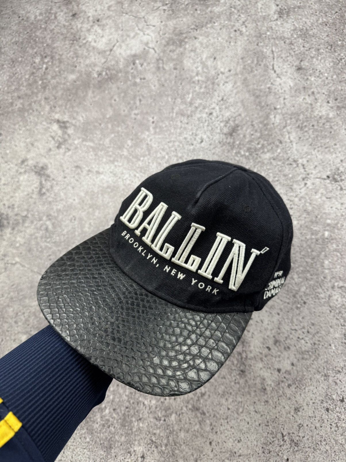 Criminal Damage Criminal Damage Ballin New York cap hat Size ONE SIZE - 1 Thumbnail