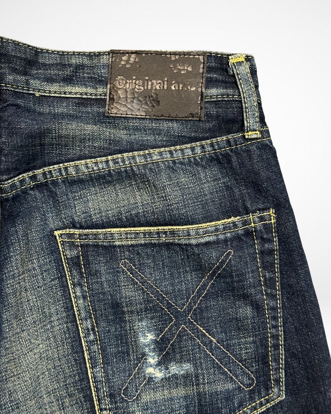 Kaws × Medicom Toy × Original Fake SS11 Straight Leg Reworked Chomper Denim Size US 34 / EU 50 - 8 Thumbnail