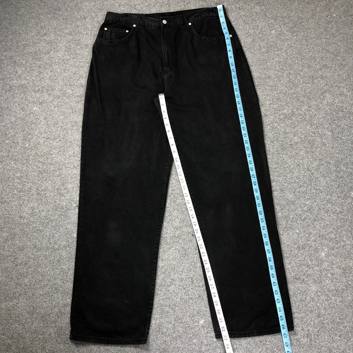 Ralph Lauren 💢Rare💢 Vintage RL RALPH LAUREN Baggy Denim Jeans Size US 36 / EU 52 - 4 Thumbnail