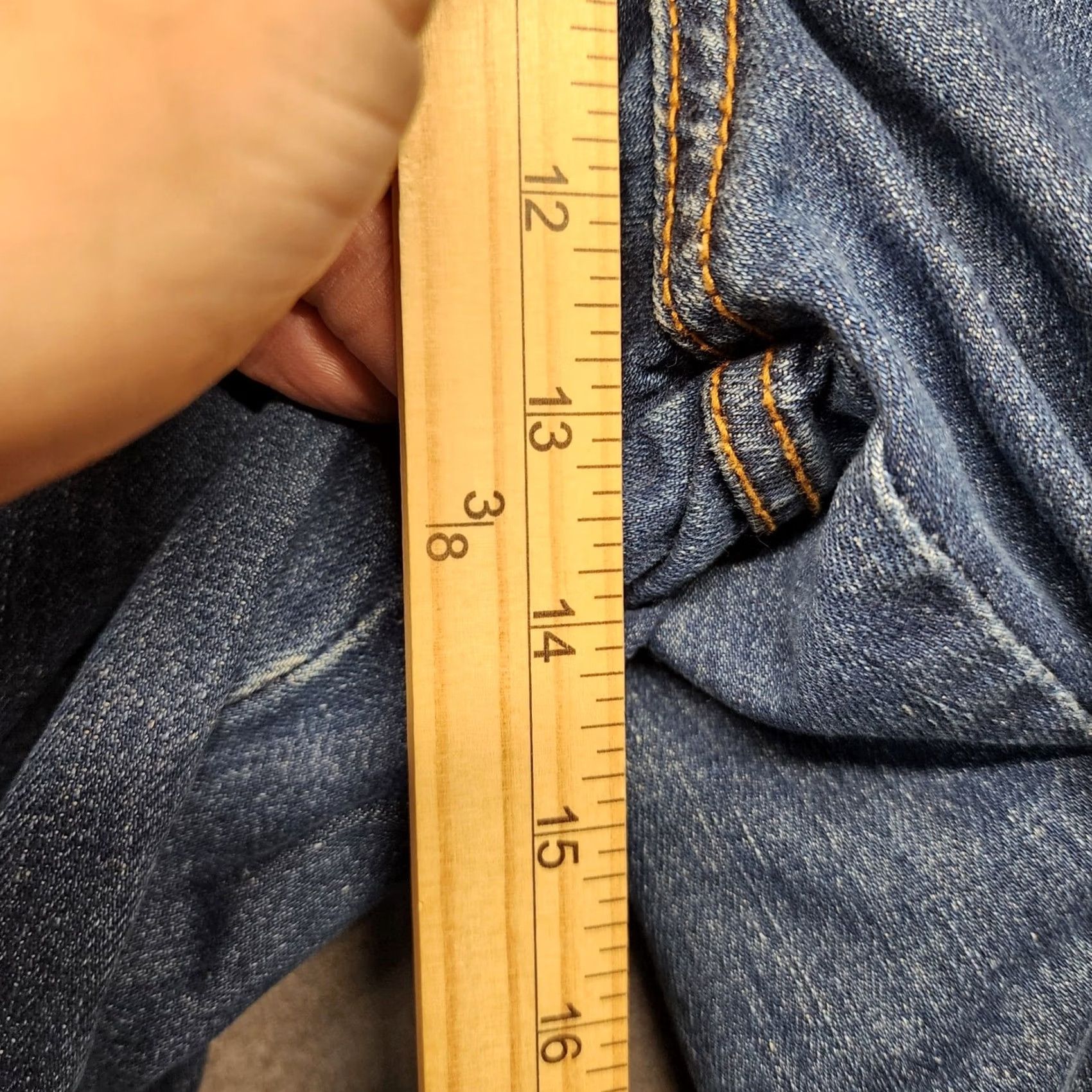 Vintage Mens C.E. Schmidt Workwear Jeans Blue Fleece Lined 42x30 Tagged 44x30 Workwear Mens Size US 40 / EU 56 - 7 Thumbnail