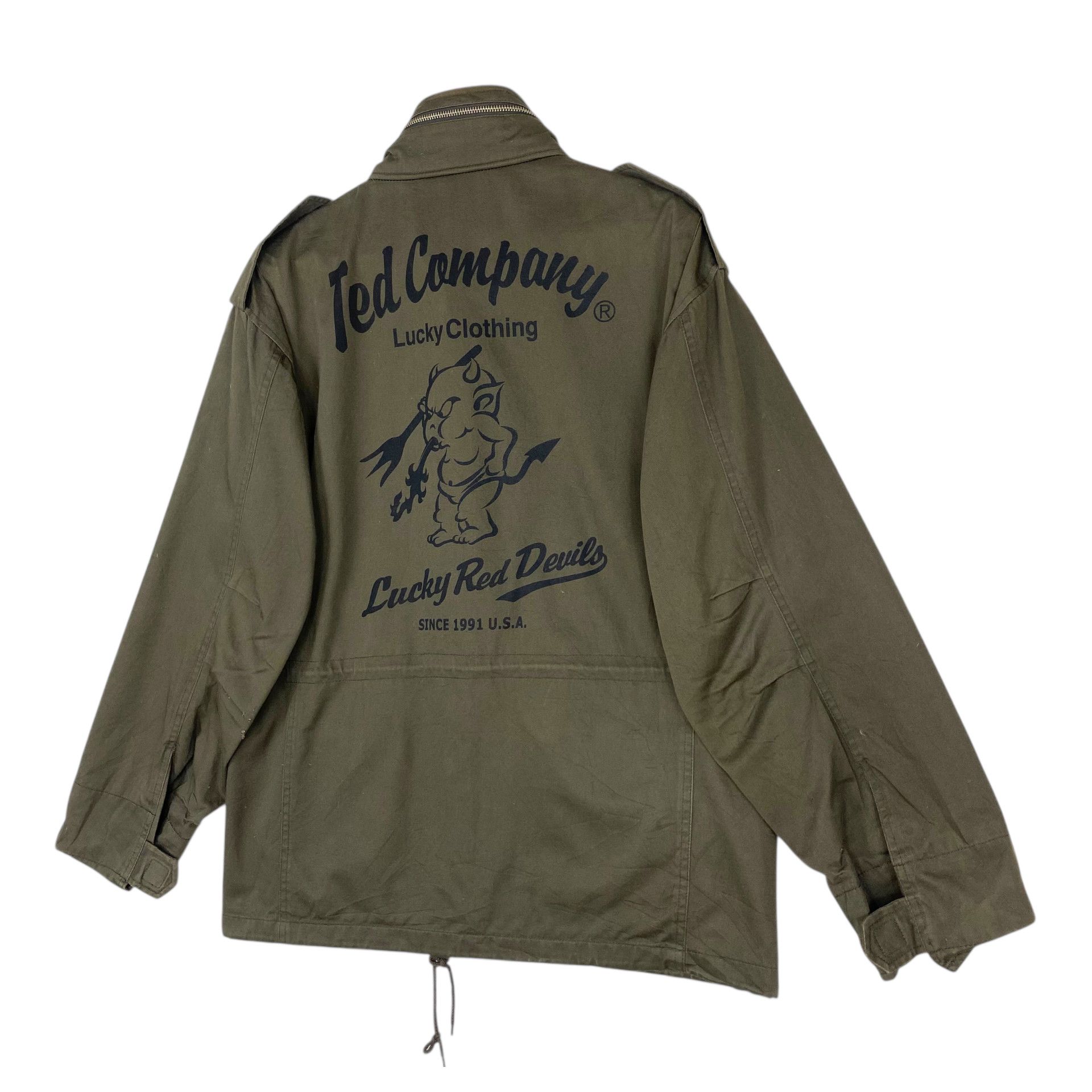 Tedman 💥 TED COMPANY LUCKY DEVIL FIELD JACKET Size US L / EU 52-54 / 3 - 8 Thumbnail
