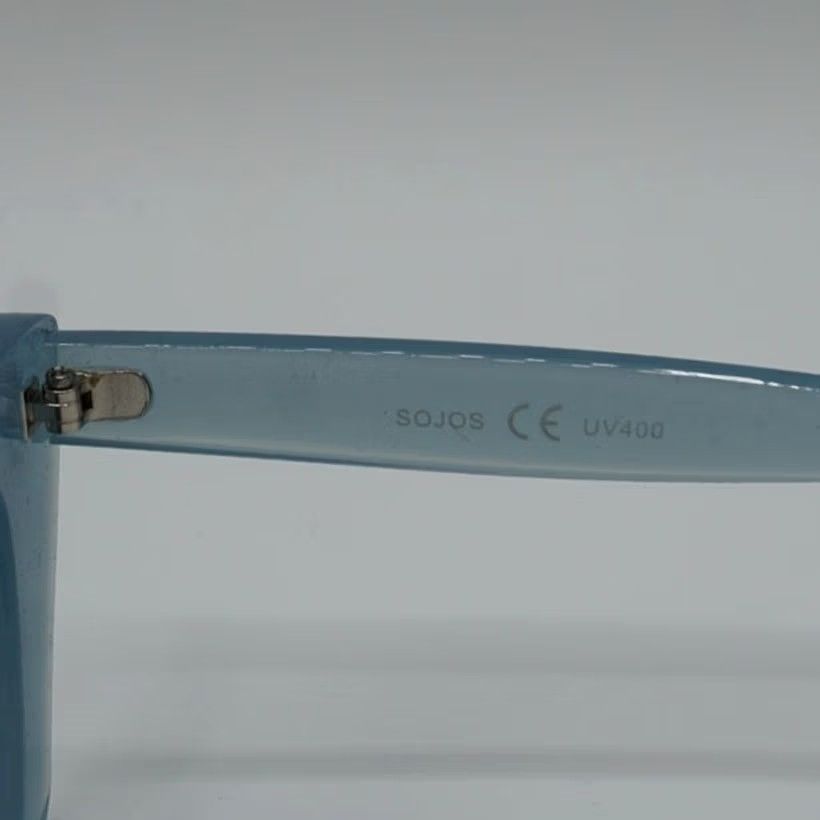 Vintage VINTAGE Sojos Cat Eye Sunglasses SJ2199 Light Blue Women's Sunglasses 50mm C11 MZ 139 Womens Size ONE SIZE - 3 Thumbnail