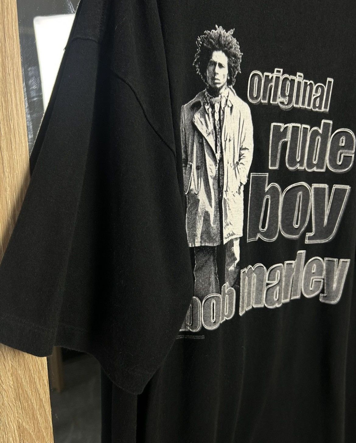 Bob Marley Bob Marley tee T-shirt vintage 1990 big logo X-Large man’s Size US XL / EU 56 / 4 - 12 Thumbnail