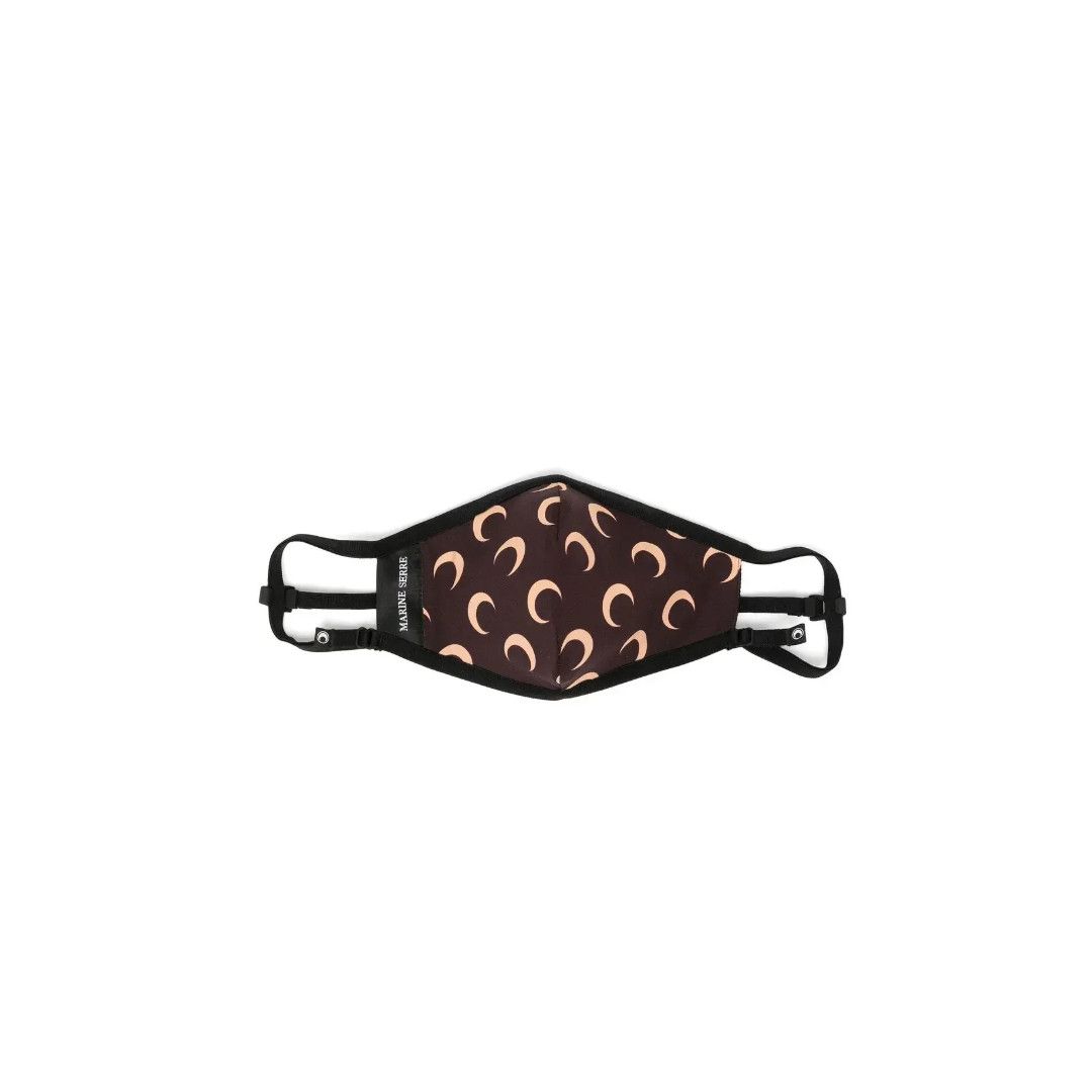 Marine Serre o1mle0425 Size: M / All Over Moon Daily Mask in Multicolor Size ONE SIZE - 1 Thumbnail