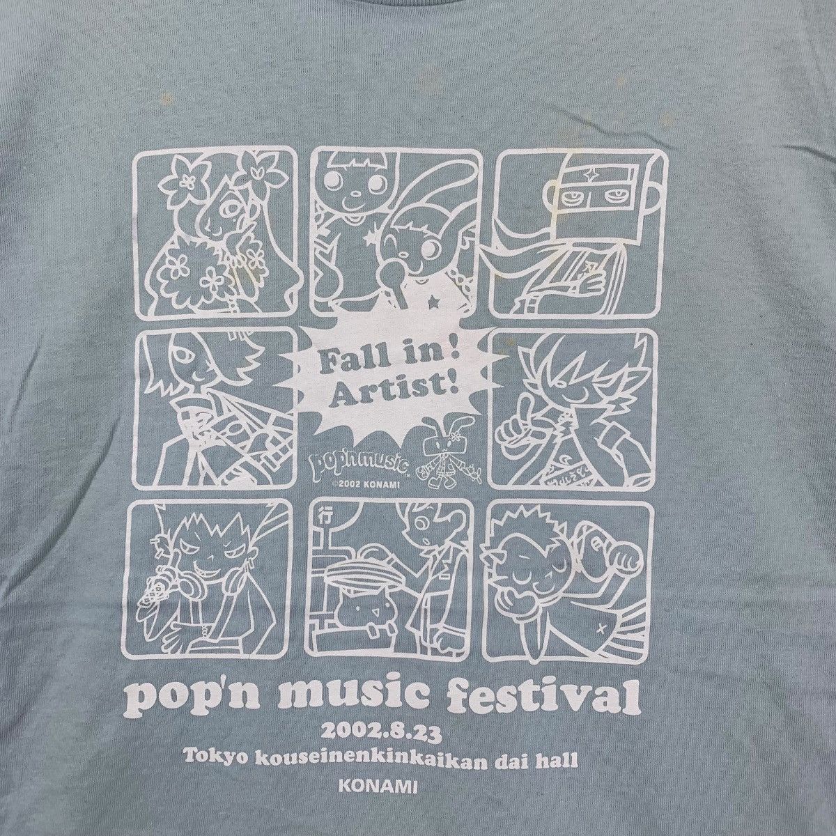 Japanese Brand POP’N MUSIC FESTIVAL 2002 Konami Japan Anime Shirt Size US S / EU 44-46 / 1 - 3 Thumbnail