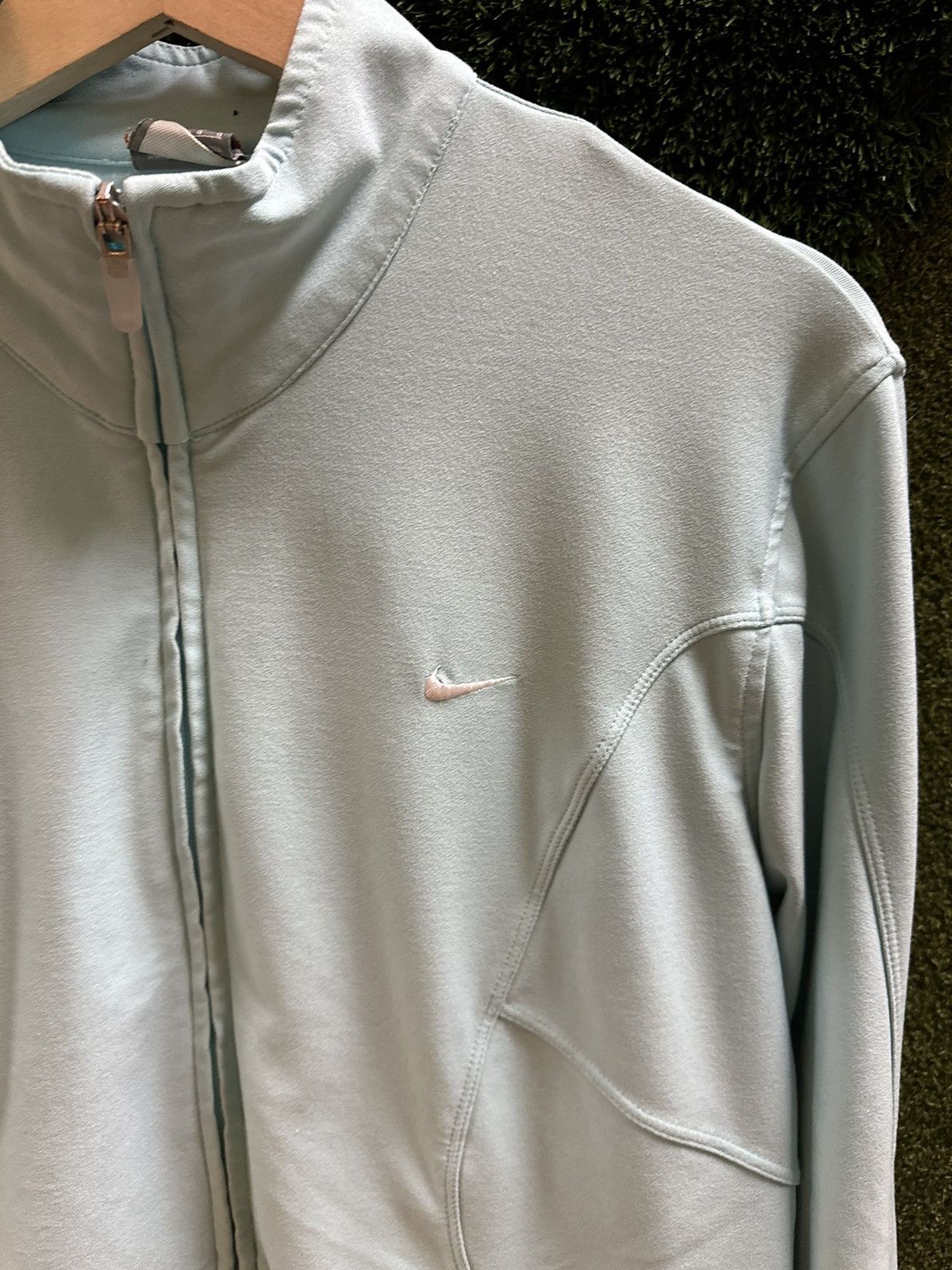 Nike × Vintage Vintage Nike Zip-up Running Shirt Large Size L / US 10 / IT 46 - 4 Thumbnail