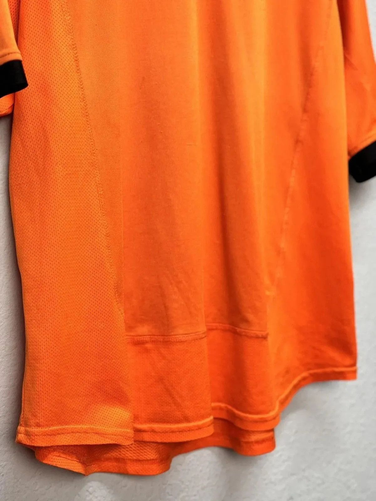 Nike × Vintage VERY RARE NIKE NETHERLANDS KNVB SOCCER JERSEY Y2K DRILL 90s Size US L / EU 52-54 / 3 - 7 Thumbnail